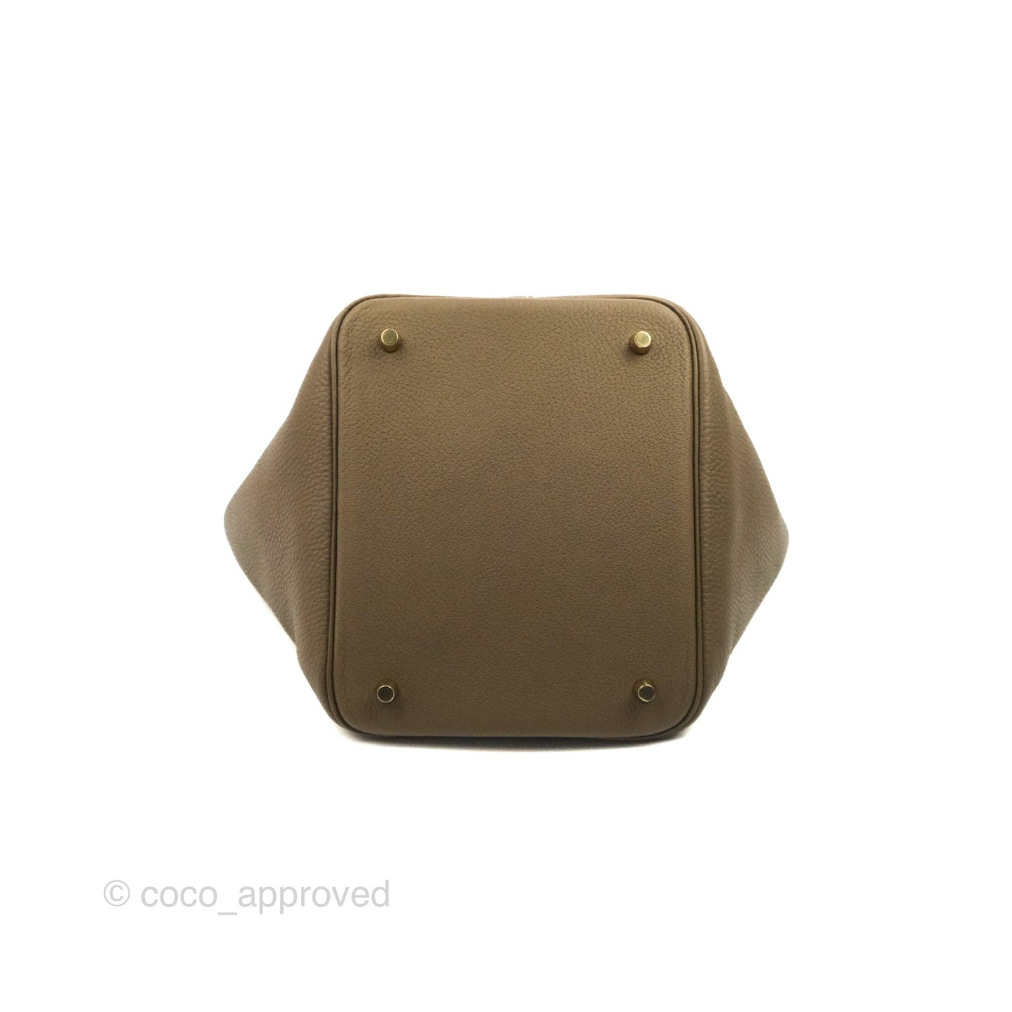 Hermès Picotin Lock 22 Clemence Etoupe Gold Hardware