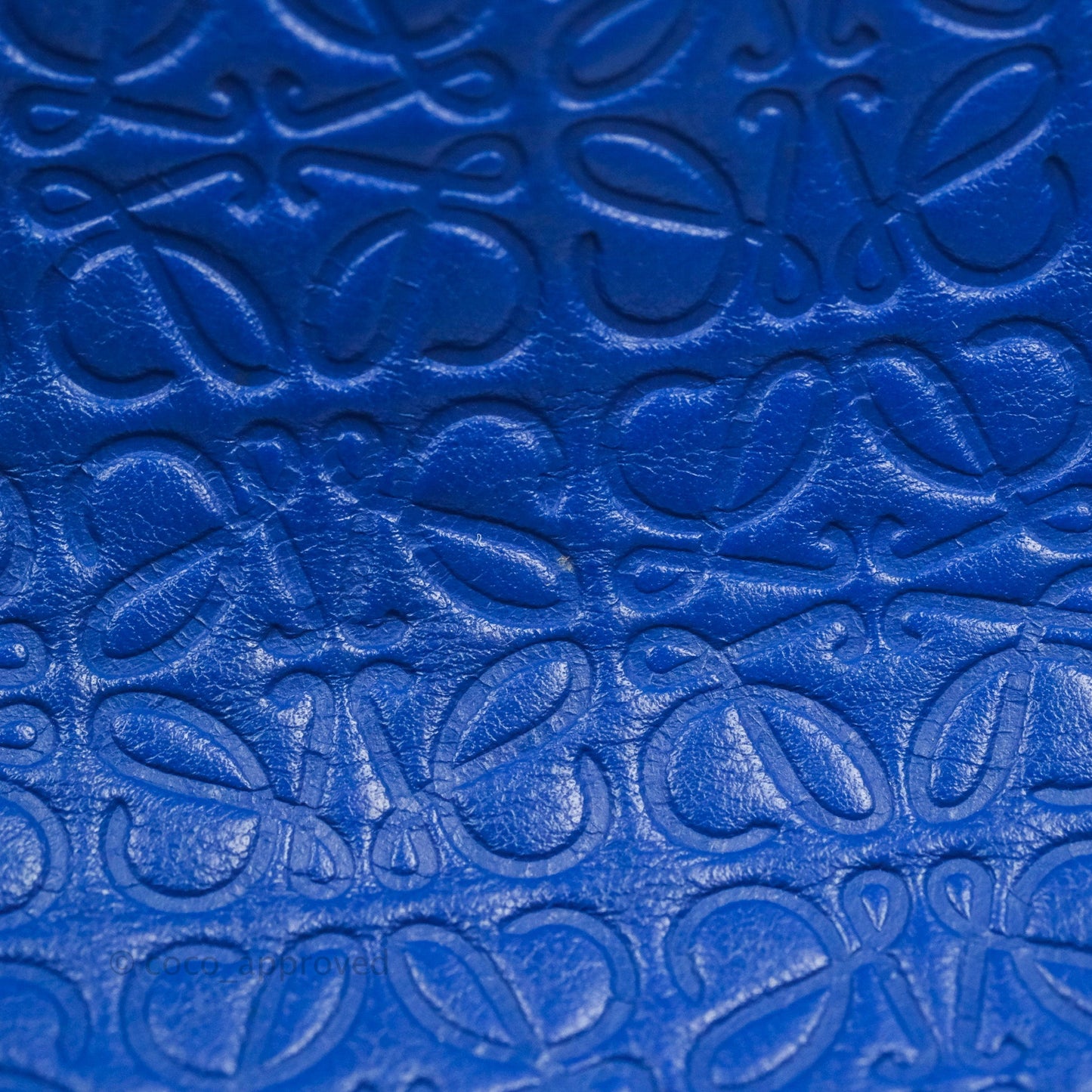 Loewe Avenue Chain Bag Anagram Blue