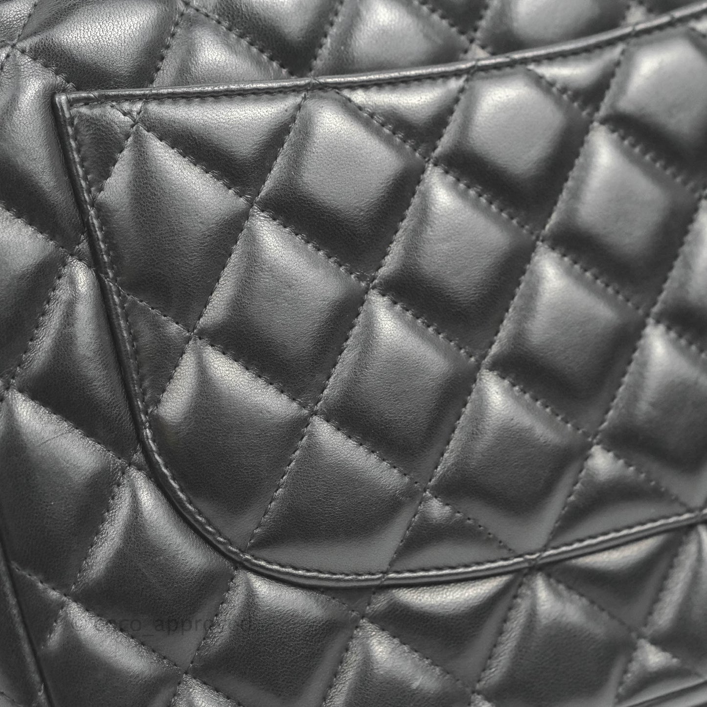 Chanel Jumbo Double Flap Black Lambskin Silver Hardware⁣⁣