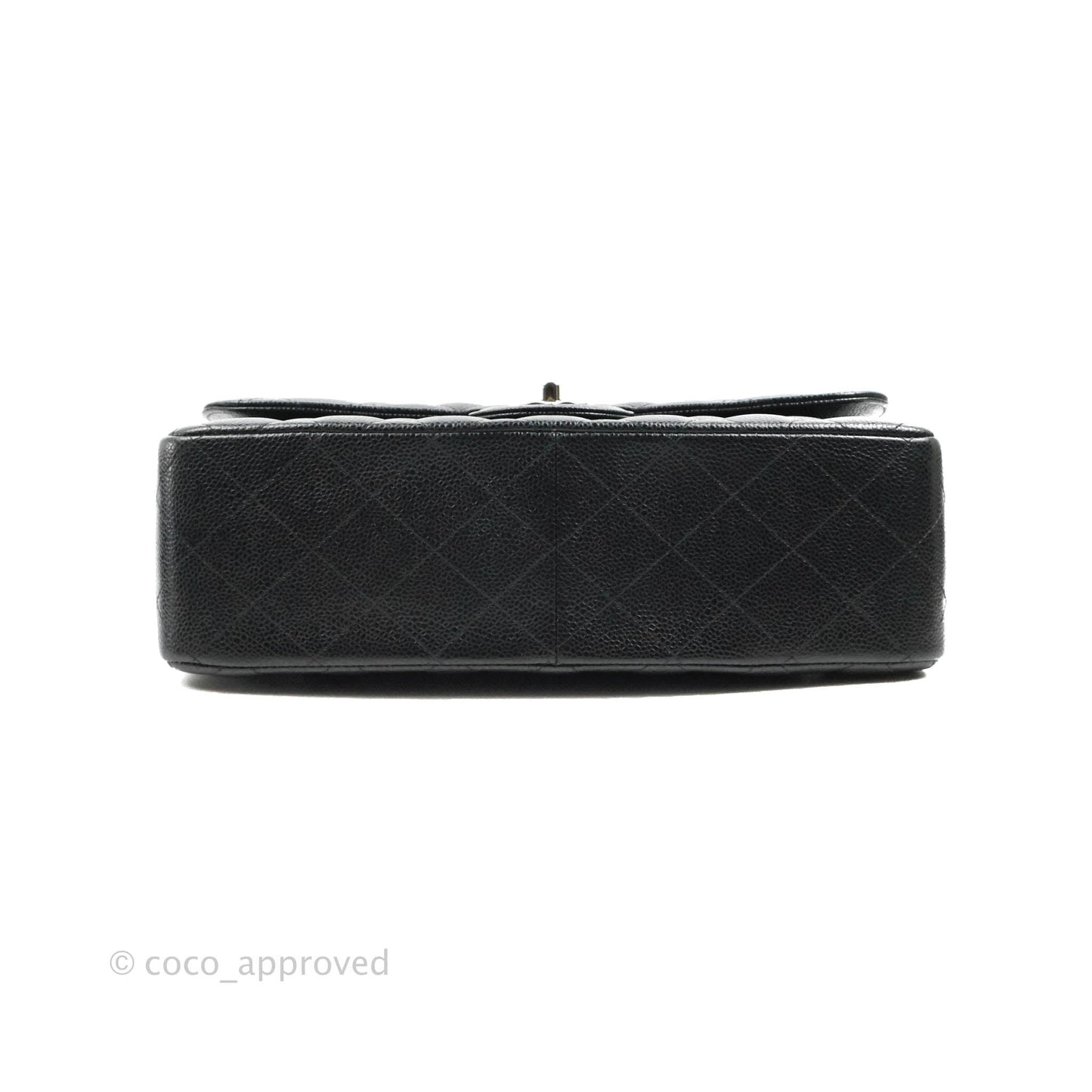 Chanel Jumbo Double Flap Black Caviar Silver Hardware⁣⁣