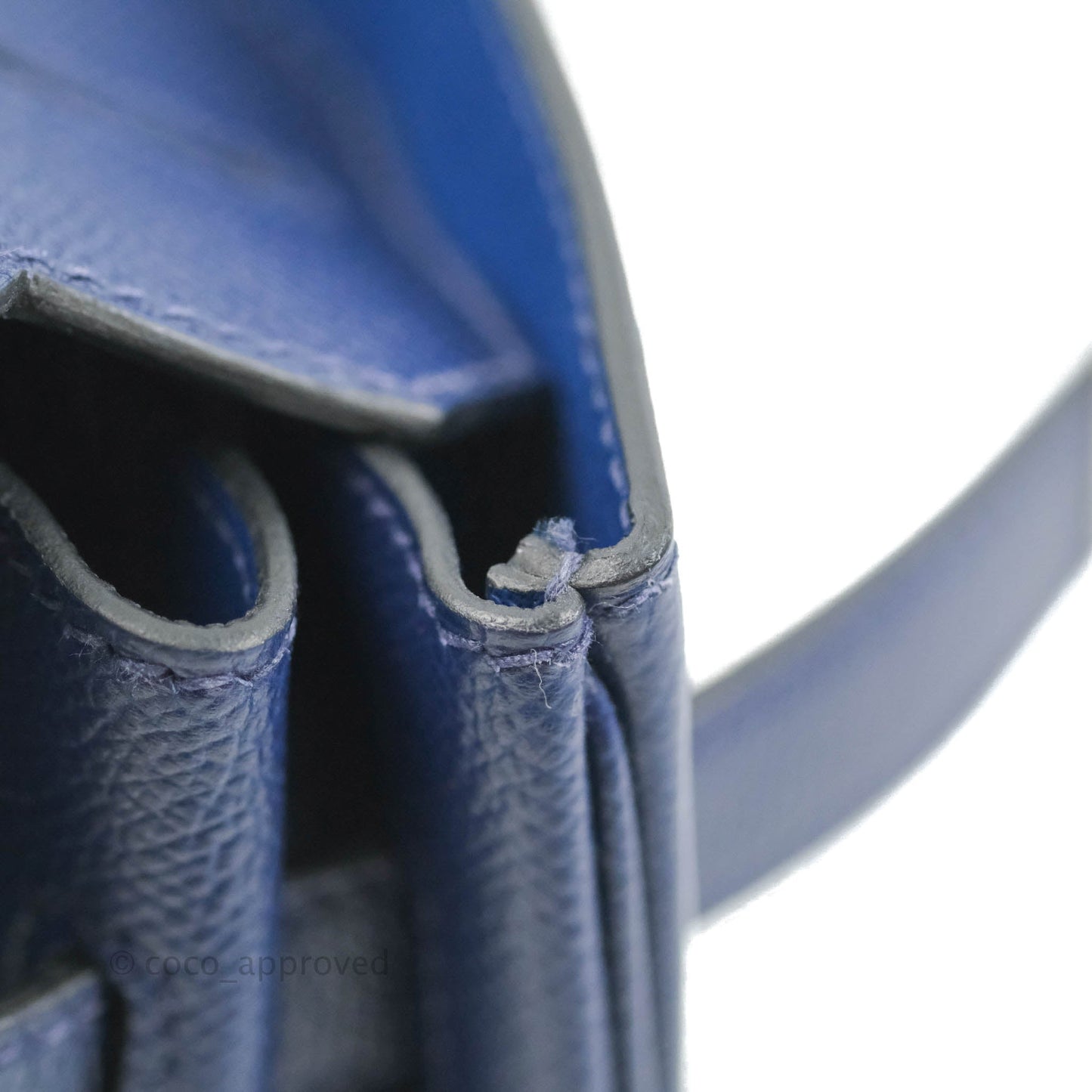 Hermès Birkin 30 Blue Sapphire Epsom Palladium Hardware