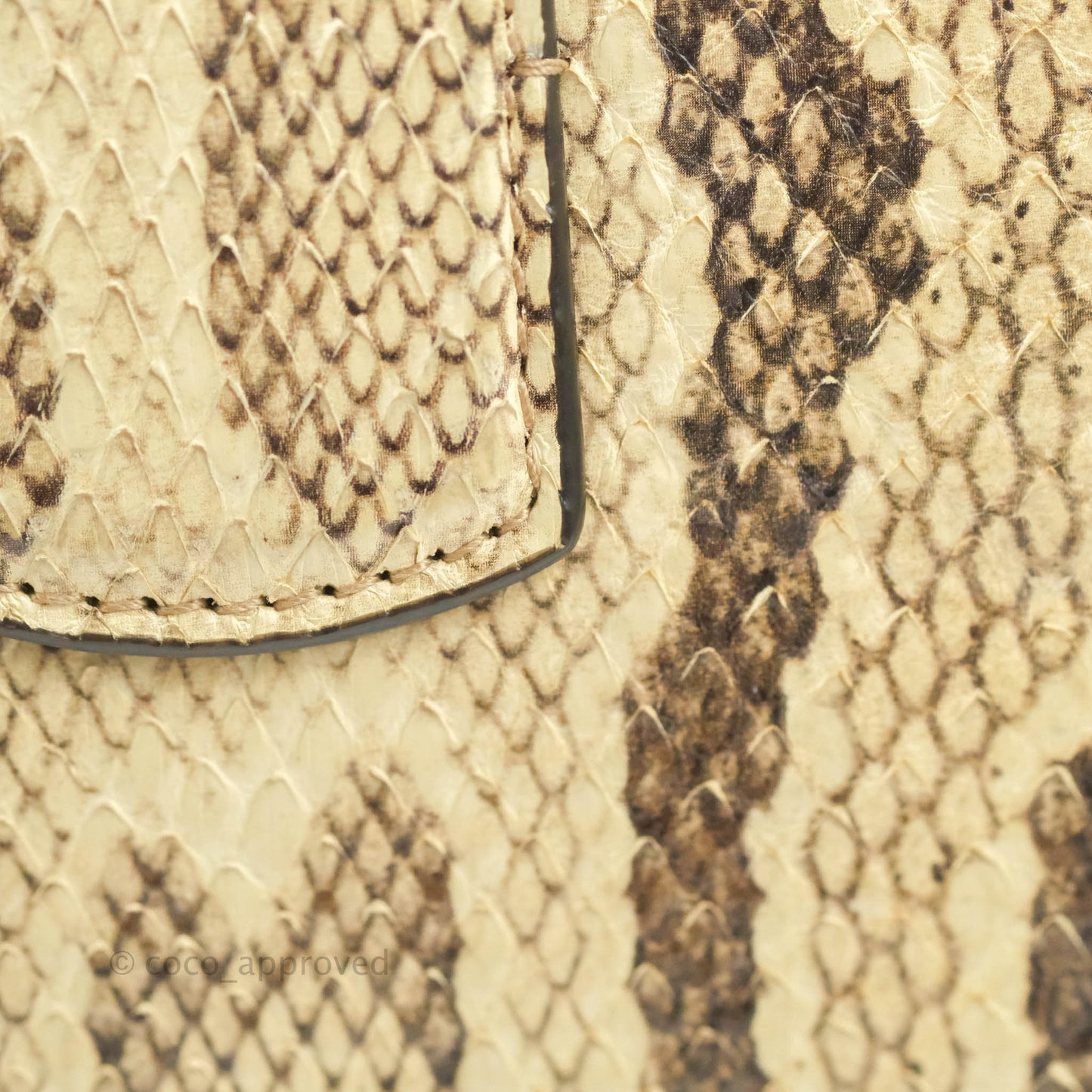 Gucci Dionysus Bamboo Top Handle Bag Embroidered Python Medium