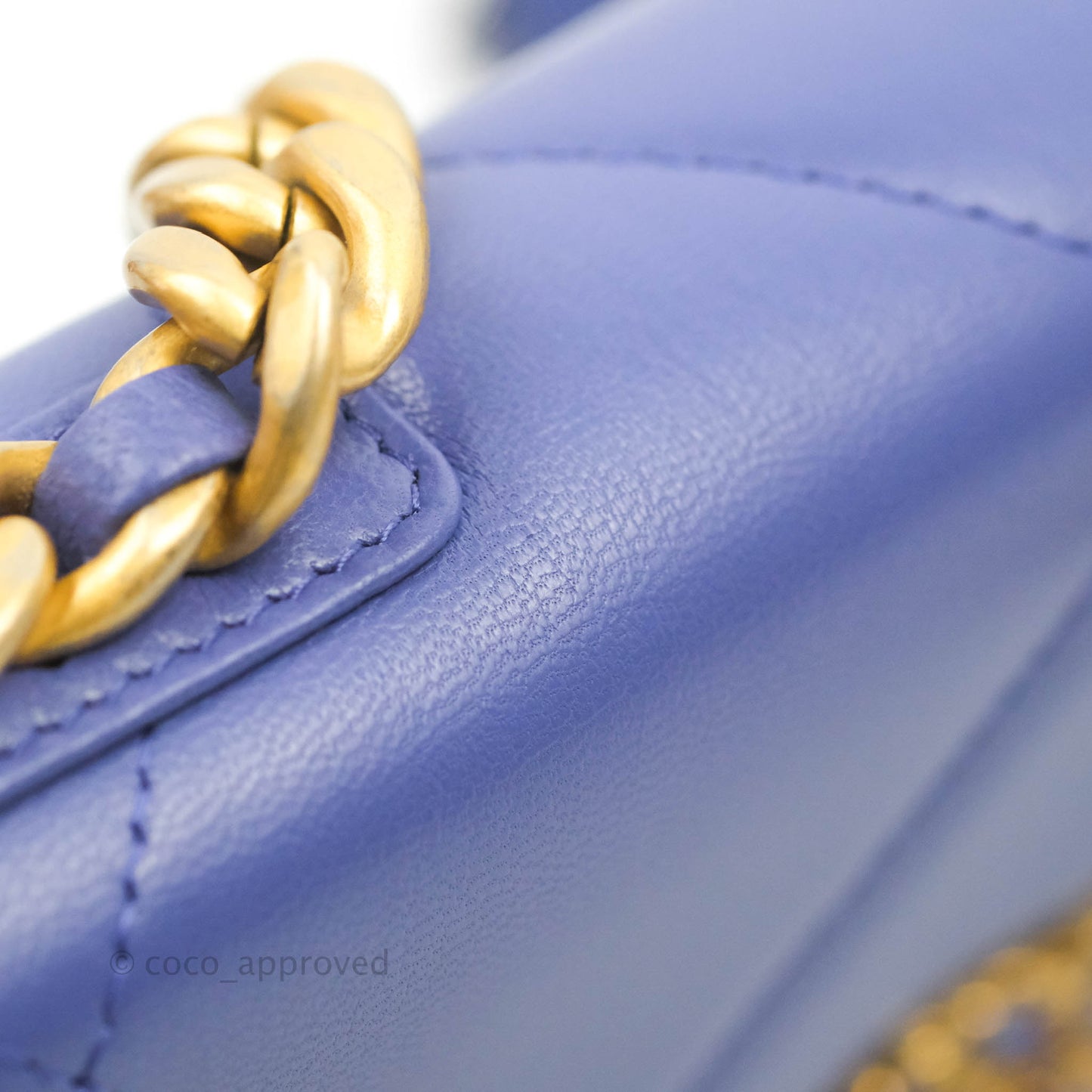 Chanel 19 Wallet on Chain WOC Very Peri Mixed Hardware