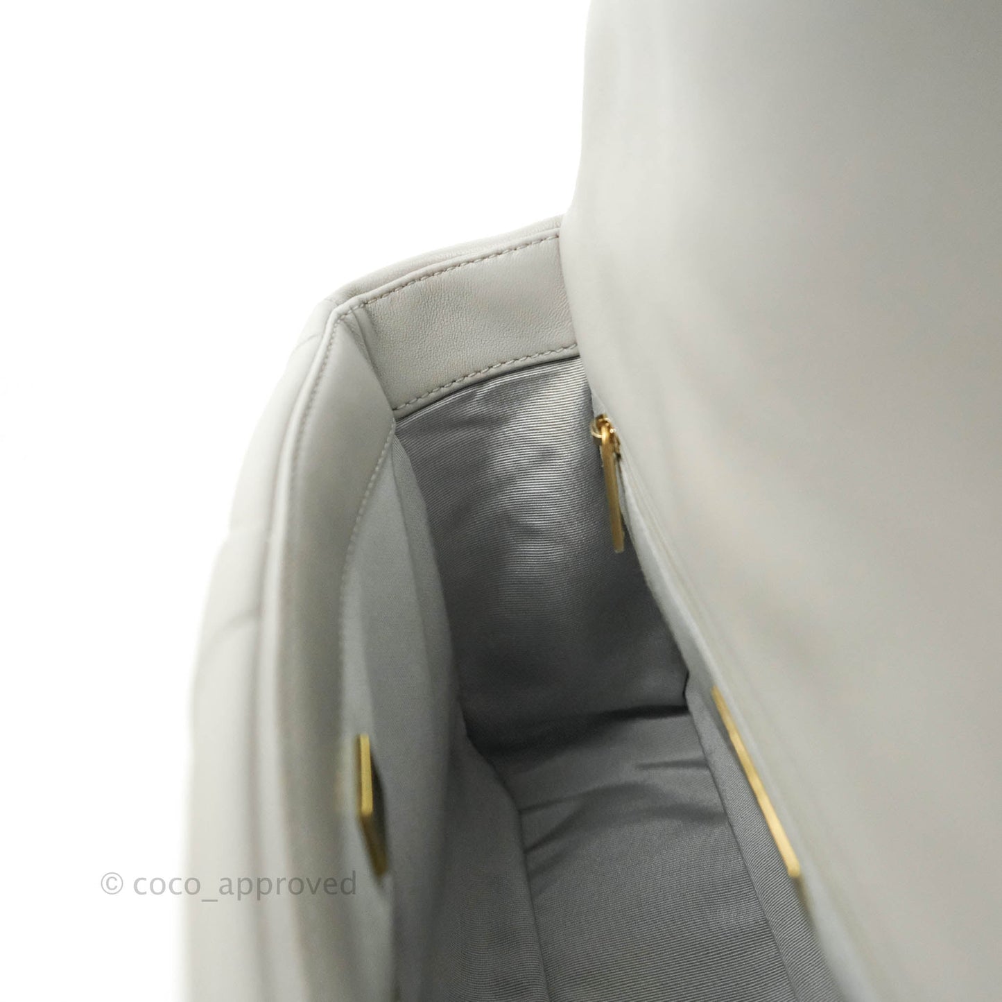 Chanel 19 Small Grey Mixed Hardware 21A