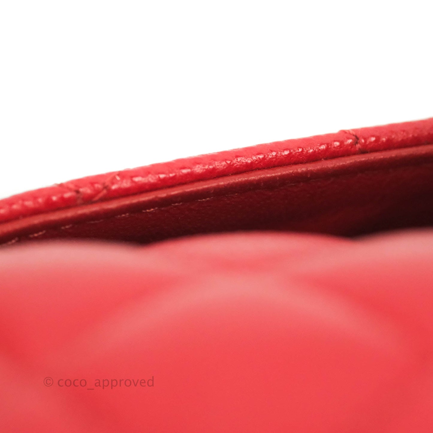 Chanel Classic Small S/M Flap Red Caviar Gold Hardware