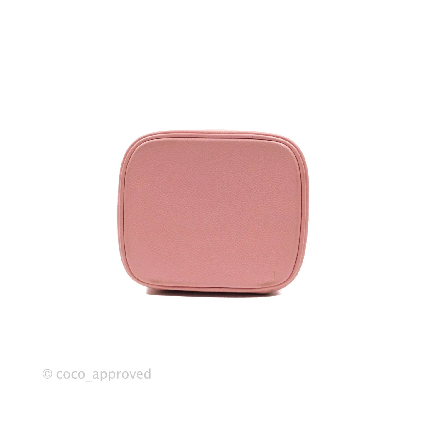 Chanel Vintage Vanity Case Pink Caviar Gold Hardware