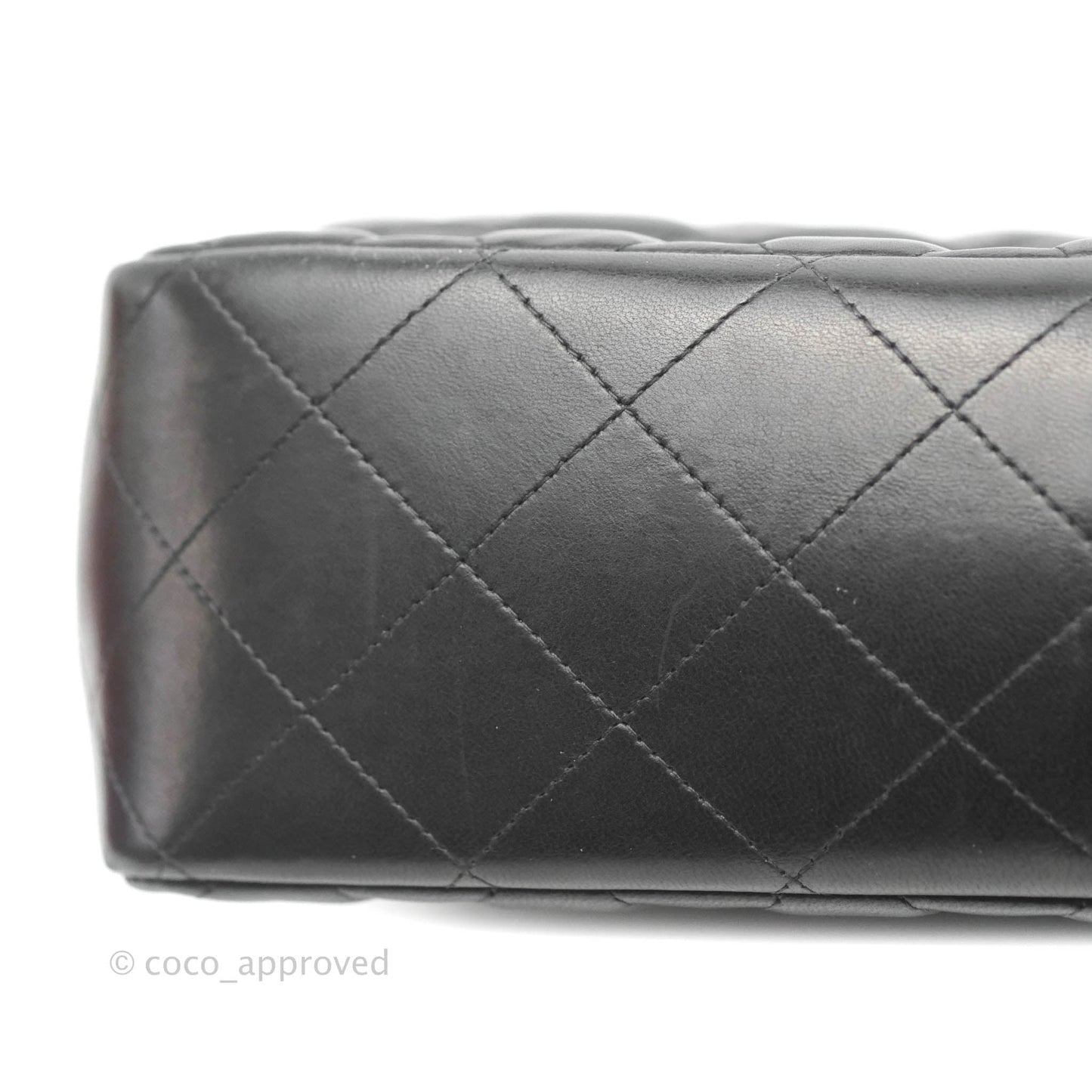 Chanel Jumbo Double Flap Black Lambskin Silver Hardware⁣⁣