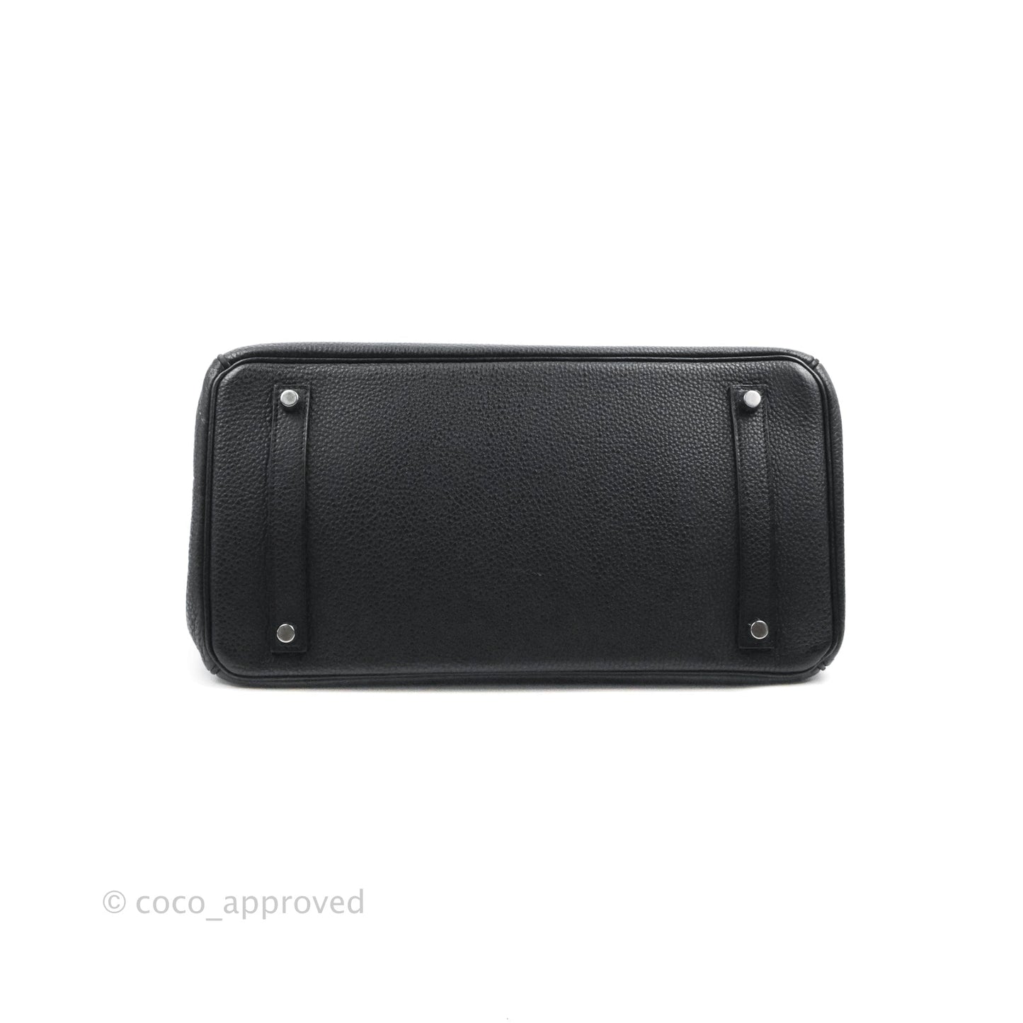 Hermès Retourne Birkin 35 Black Togo Palladium Hardware
