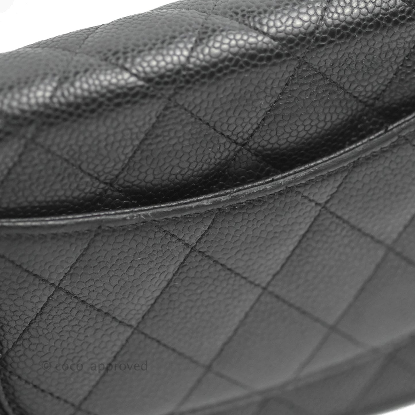 Chanel Quilted Classic WOC Black Caviar Gold Hardware