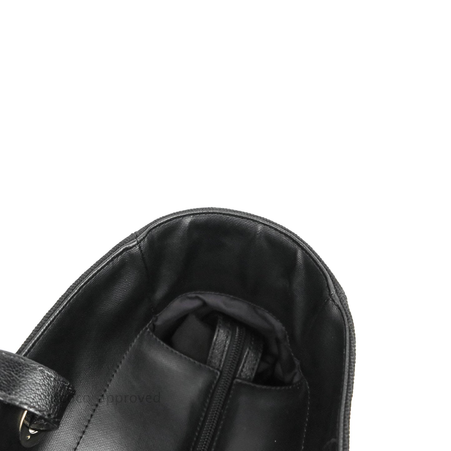 Chanel Quilted Large Paris Biarritz Tote Black Coated Canvas