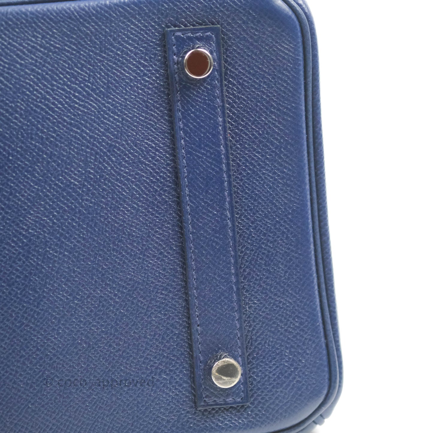Hermès Birkin 30 Blue Sapphire Epsom Palladium Hardware