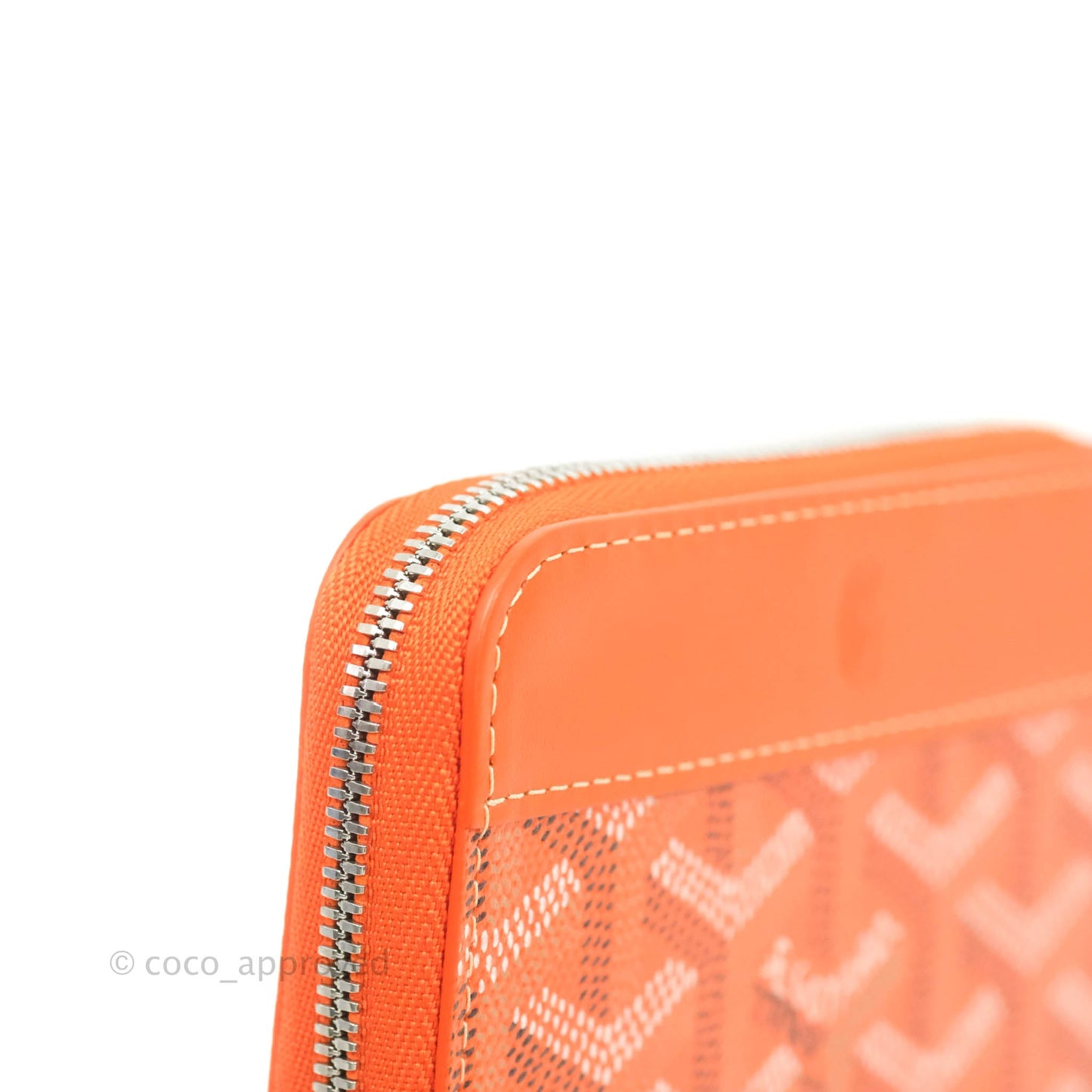 Goyard Goyardine Matignon PM Wallet Orange