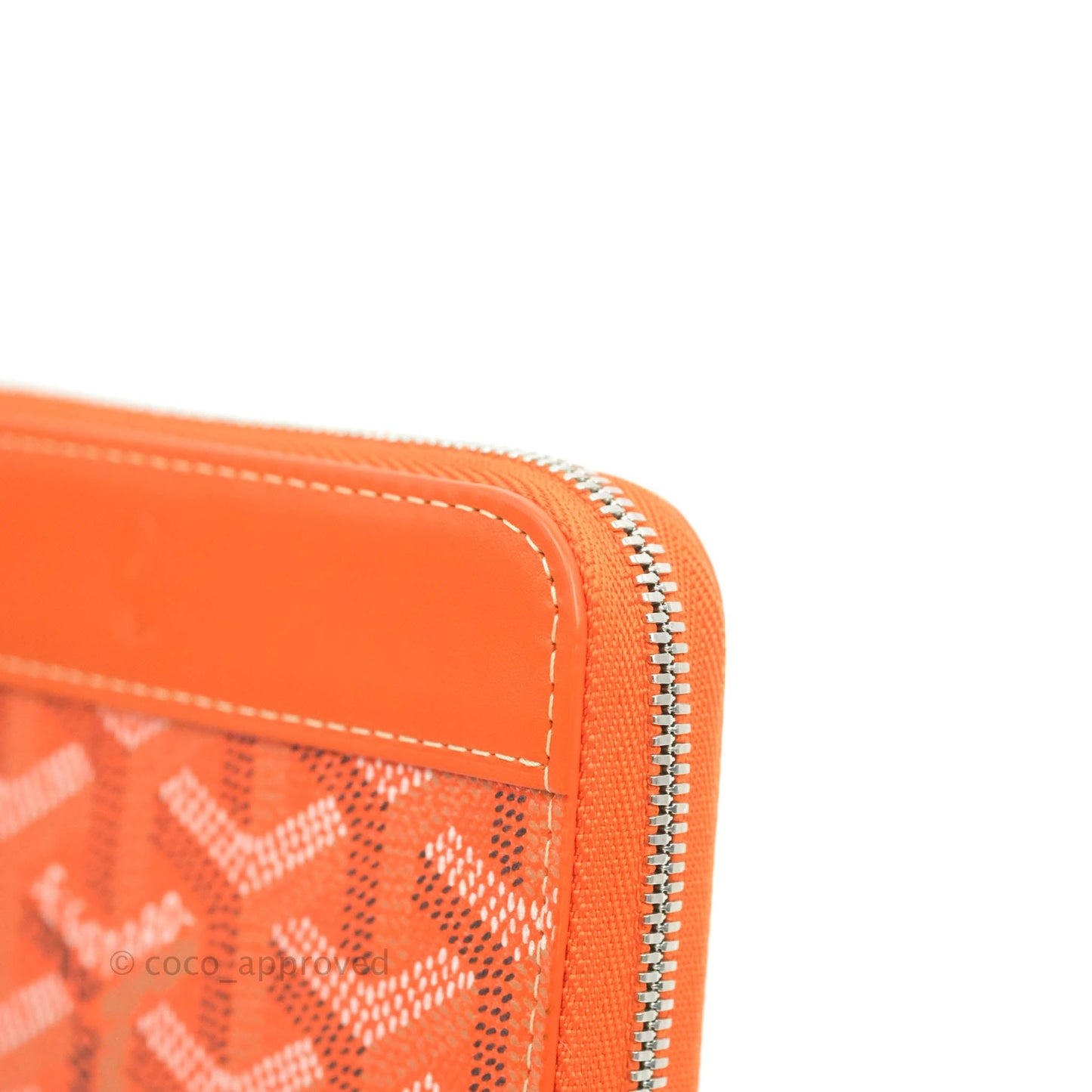 Goyard Goyardine Matignon PM Wallet Orange