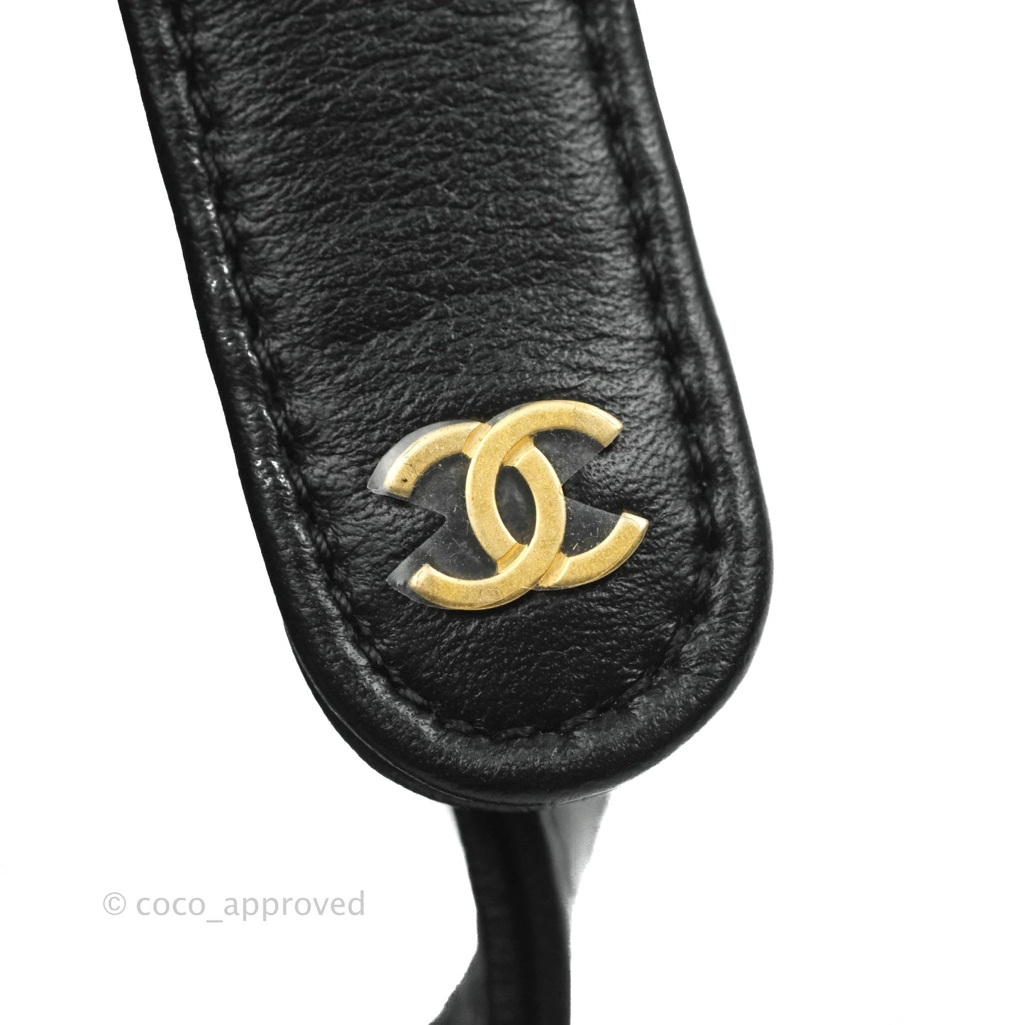 Chanel Quilted Small Camera Case Black Calfskin