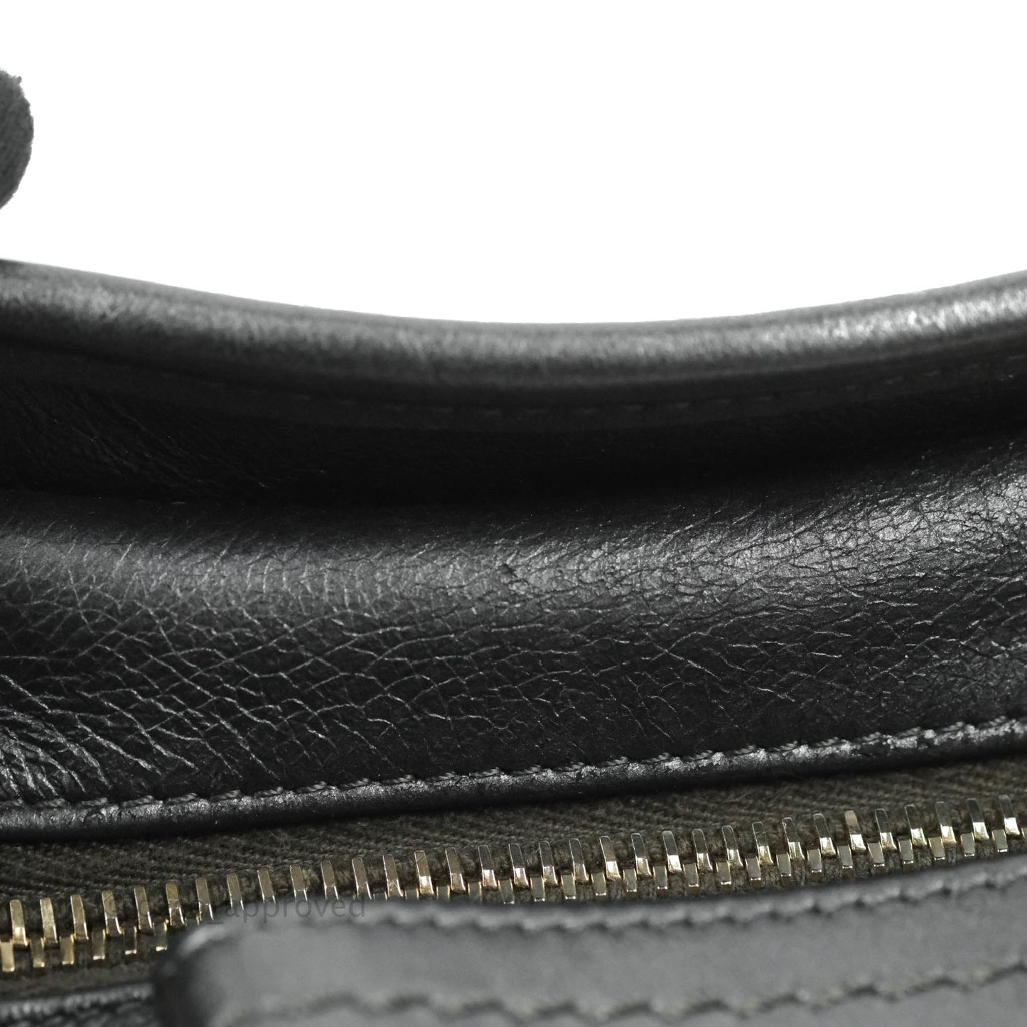 Chanel Chevron Small Gabrielle Hobo Iridescent Dark Grey Calfskin Mixed Hardware