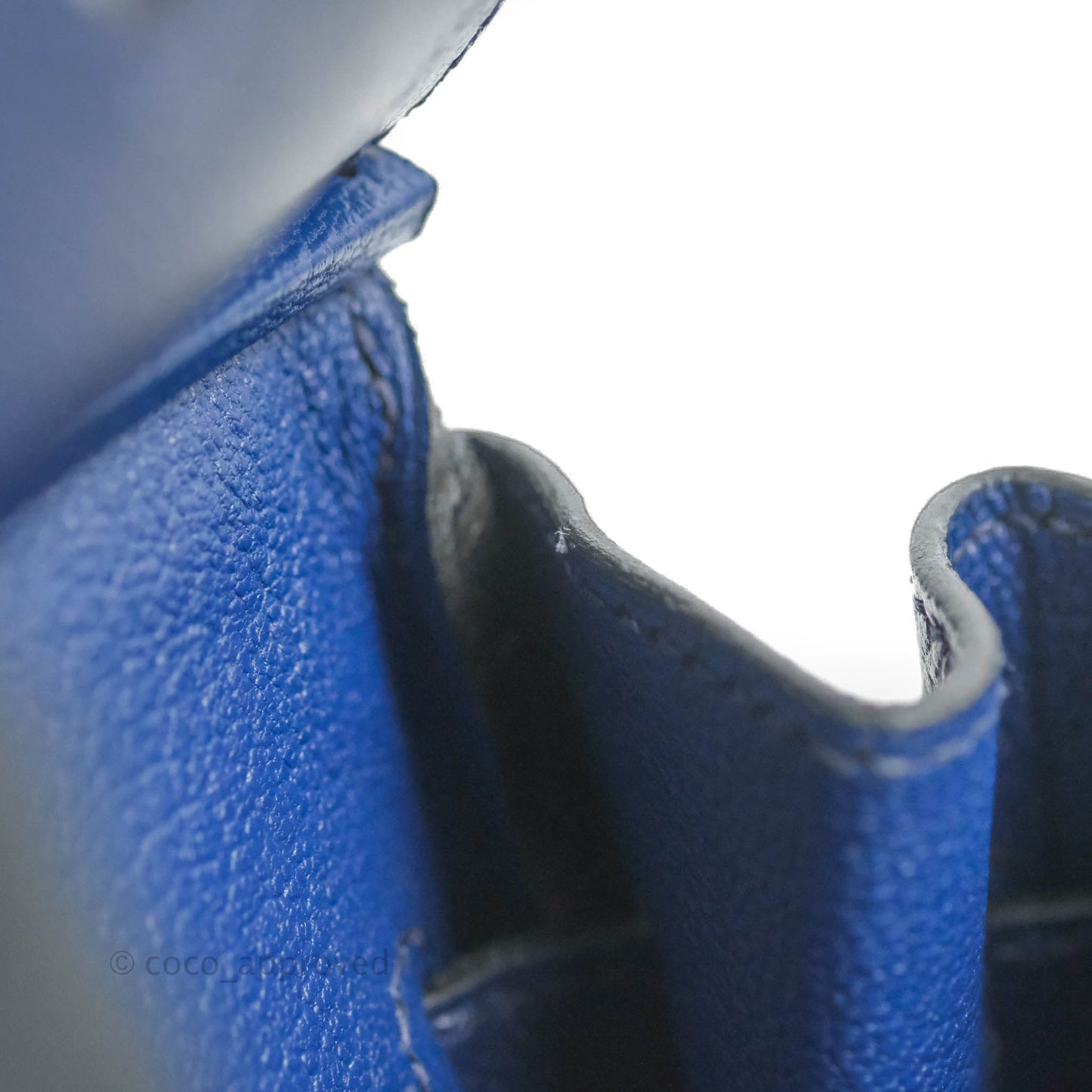 Hermès Birkin 30 Blue Sapphire Epsom Palladium Hardware