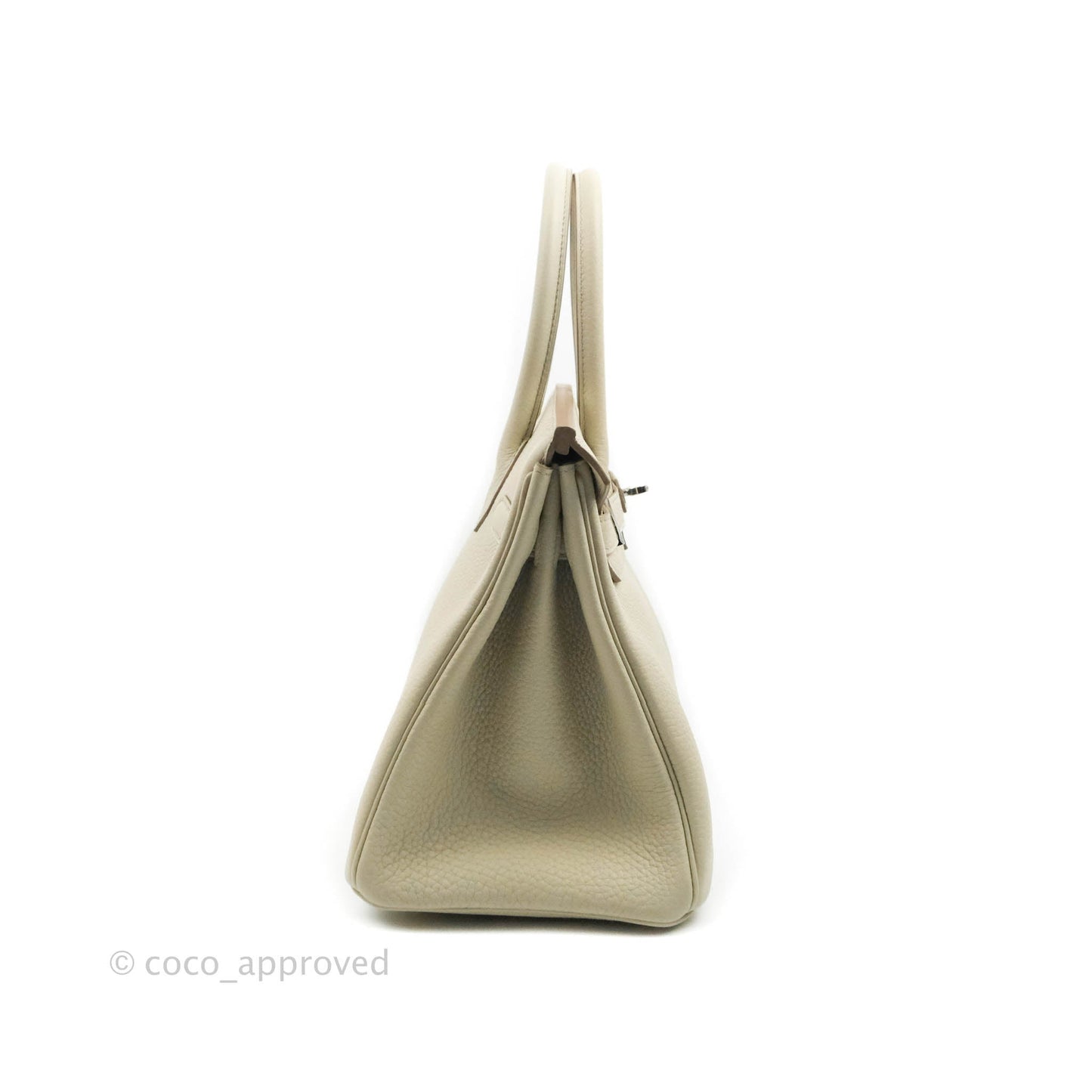 Hermès Birkin 30 Beton Clemence Palladium Hardware