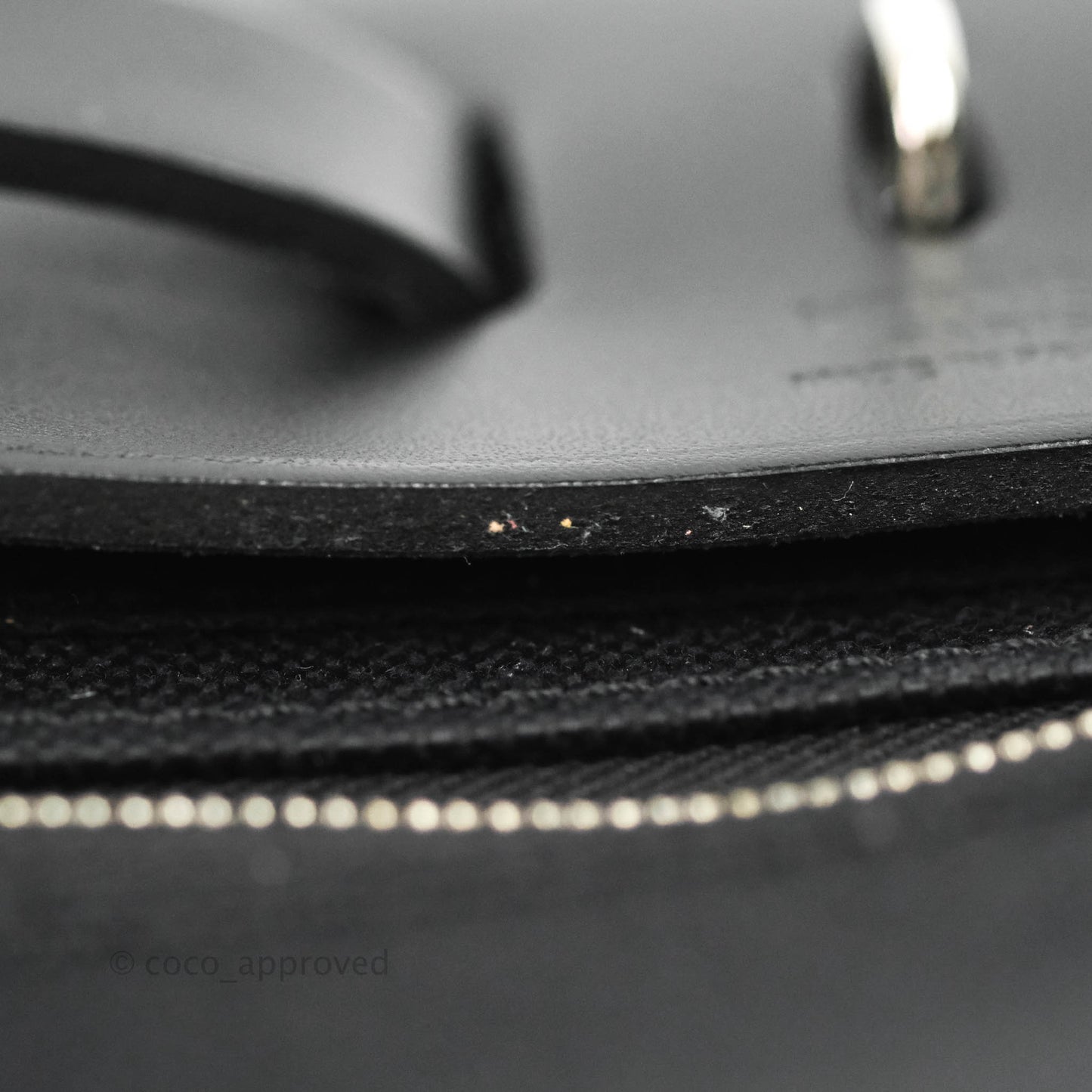 Hermès Herbag Zip 31 Black Canvas Palladium Hardware