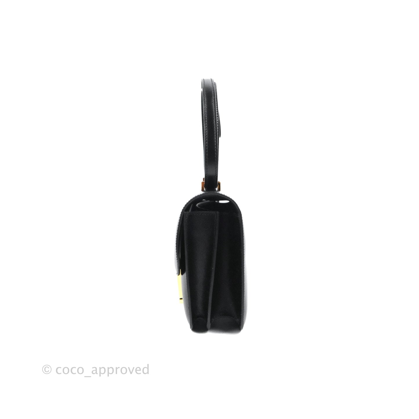 Hermès Constance Mini 18cm Black Box Leather Gold Hardware