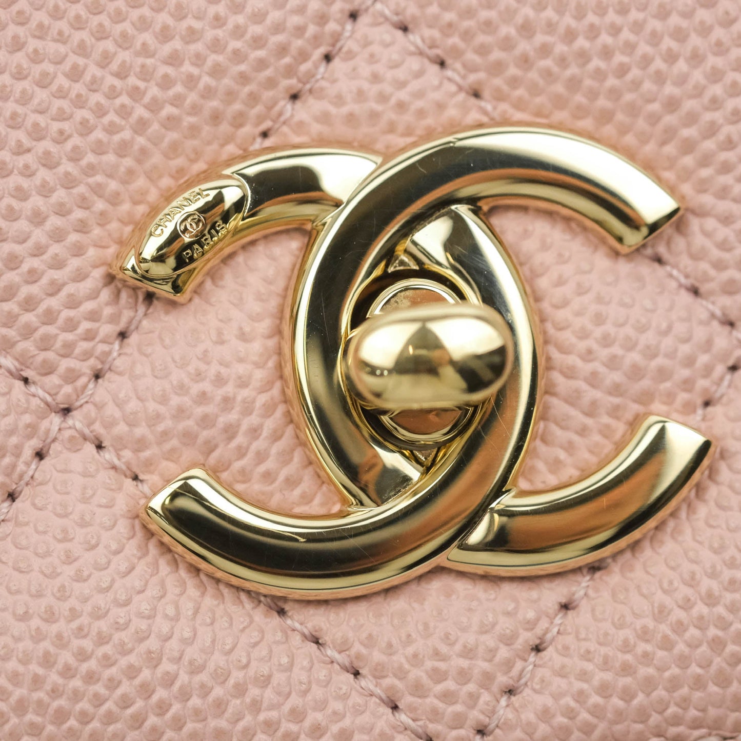 Chanel Quilted Medium Business Affinity Flap Pink Caviar Gold Hardware