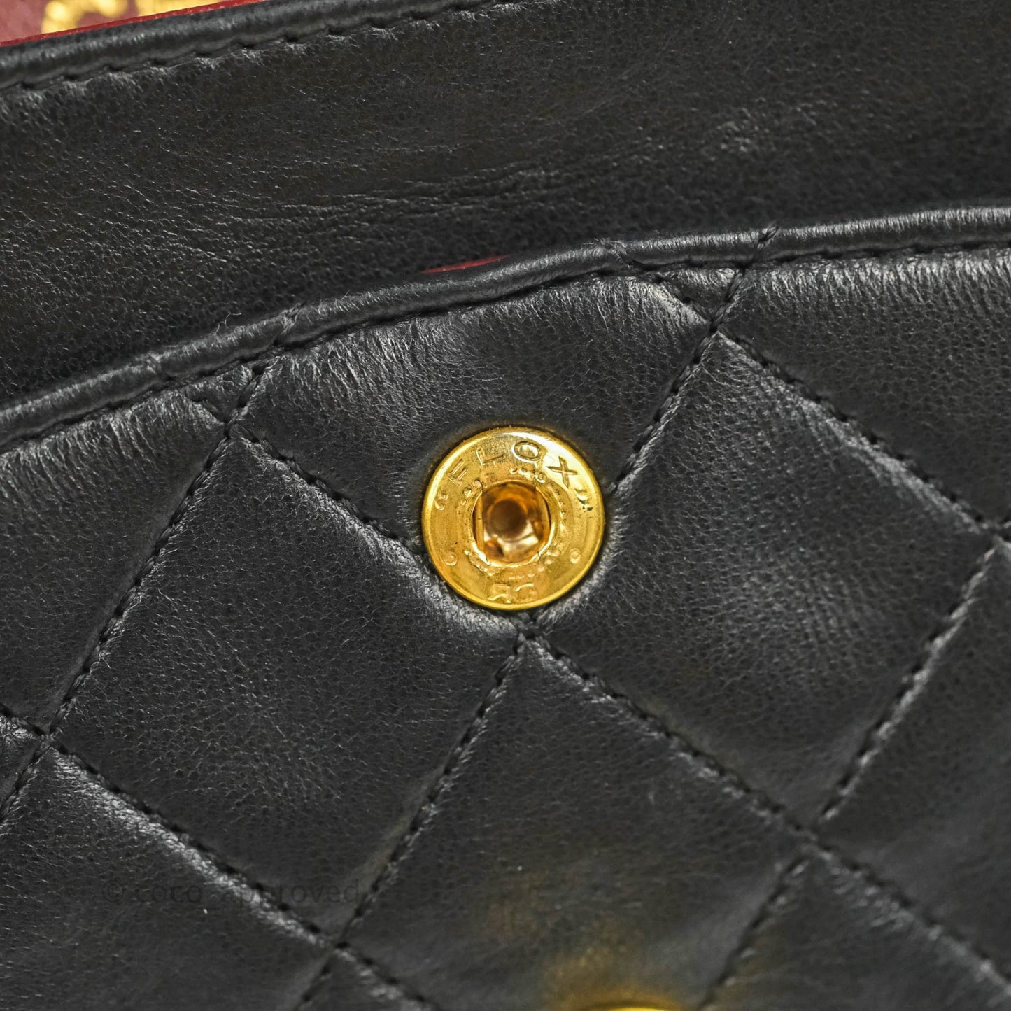 Chanel Classic Vintage Small Flap Black Lambskin 24K Gold Hardware