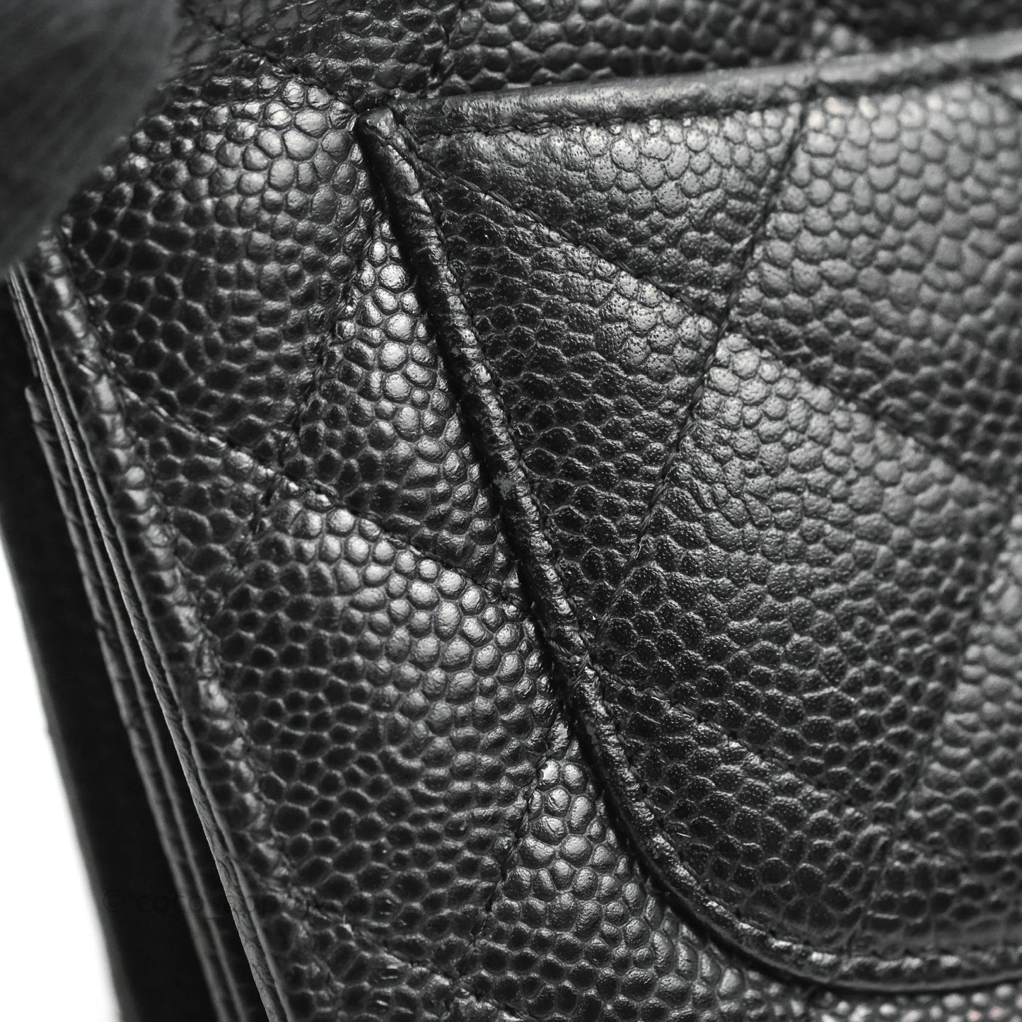 Chanel Quilted Classic WOC Black Caviar Gold Hardware