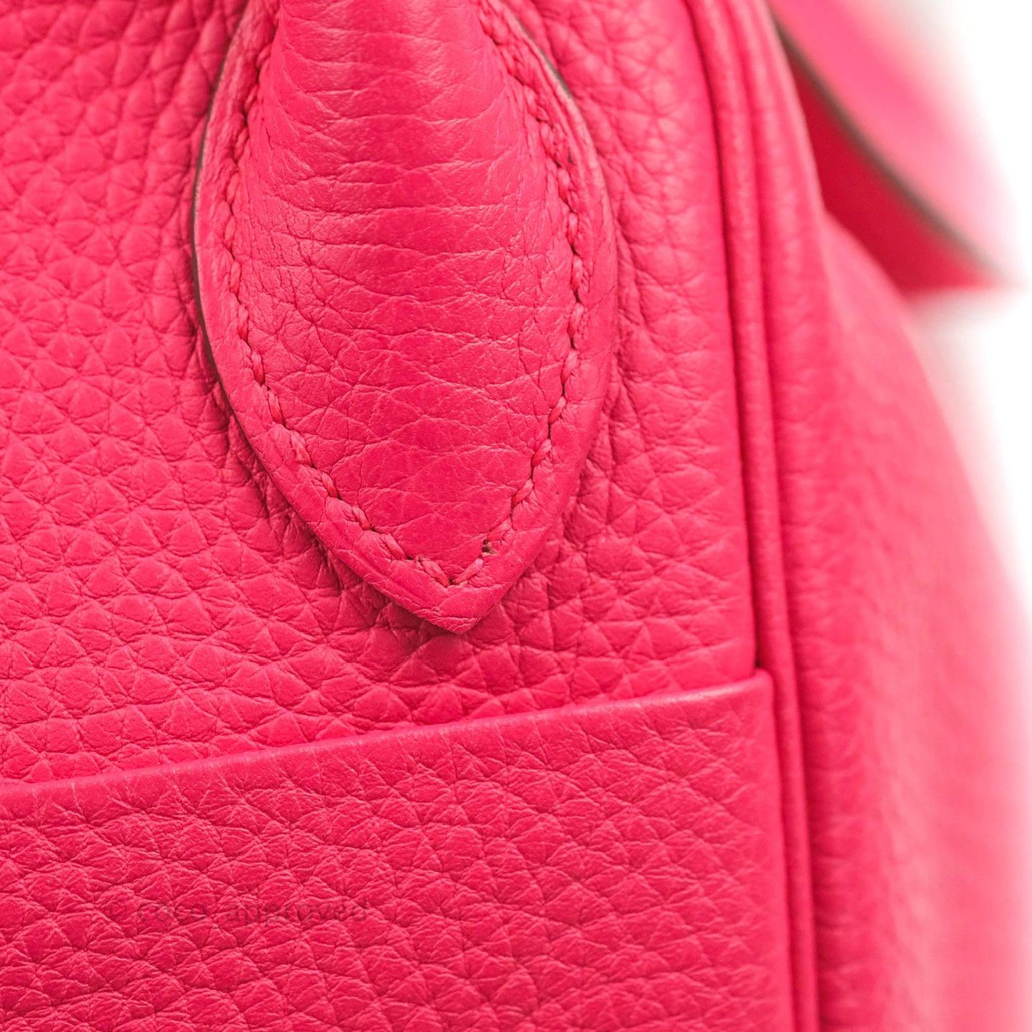Hermès Lindy 30 Rose Extreme Clemence Palladium Hardware