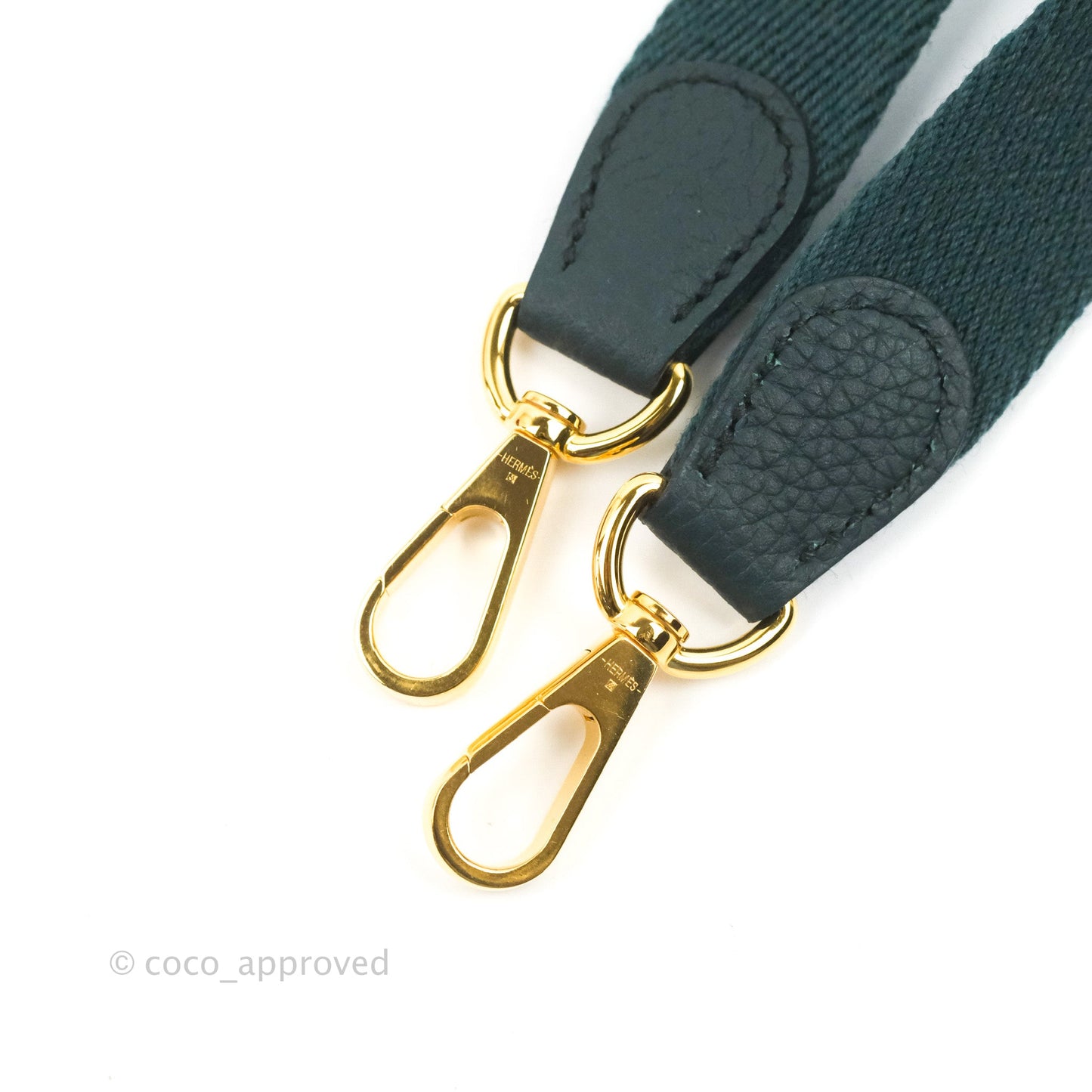Hermès Mini Evelyne 16 Vert Rousseau/ Vert Cypress Clemence Gold Hardware