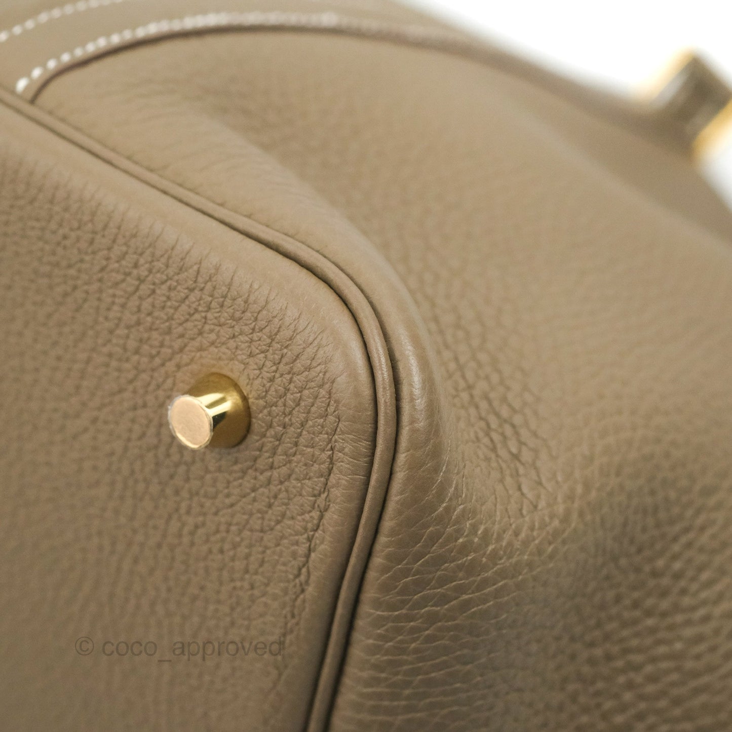 Hermès Picotin Lock 22 Clemence Etoupe Gold Hardware