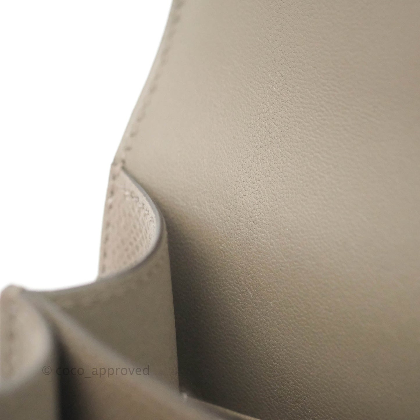 Hermès Constance Mini 18cm 8F Gris Etain Epsom Gold Hardware