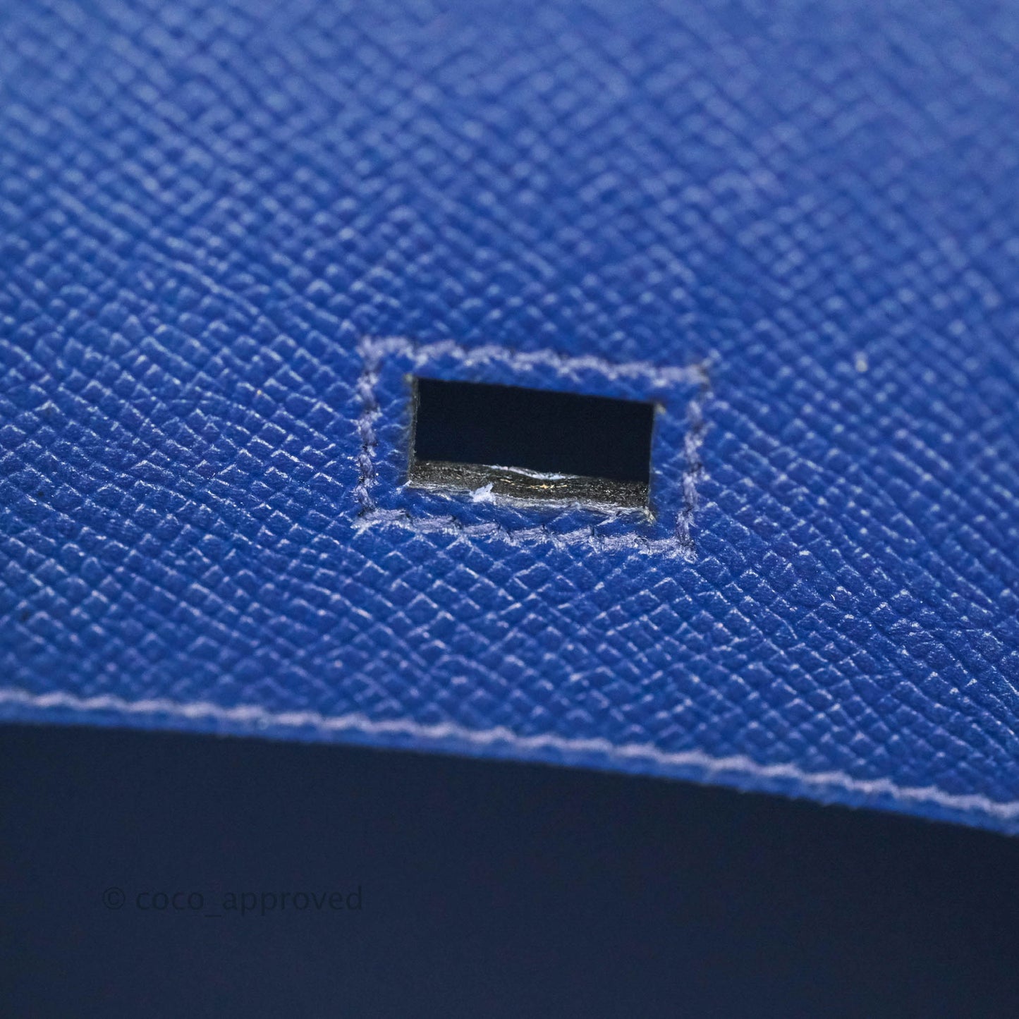 Hermès Birkin 30 Blue Sapphire Epsom Palladium Hardware