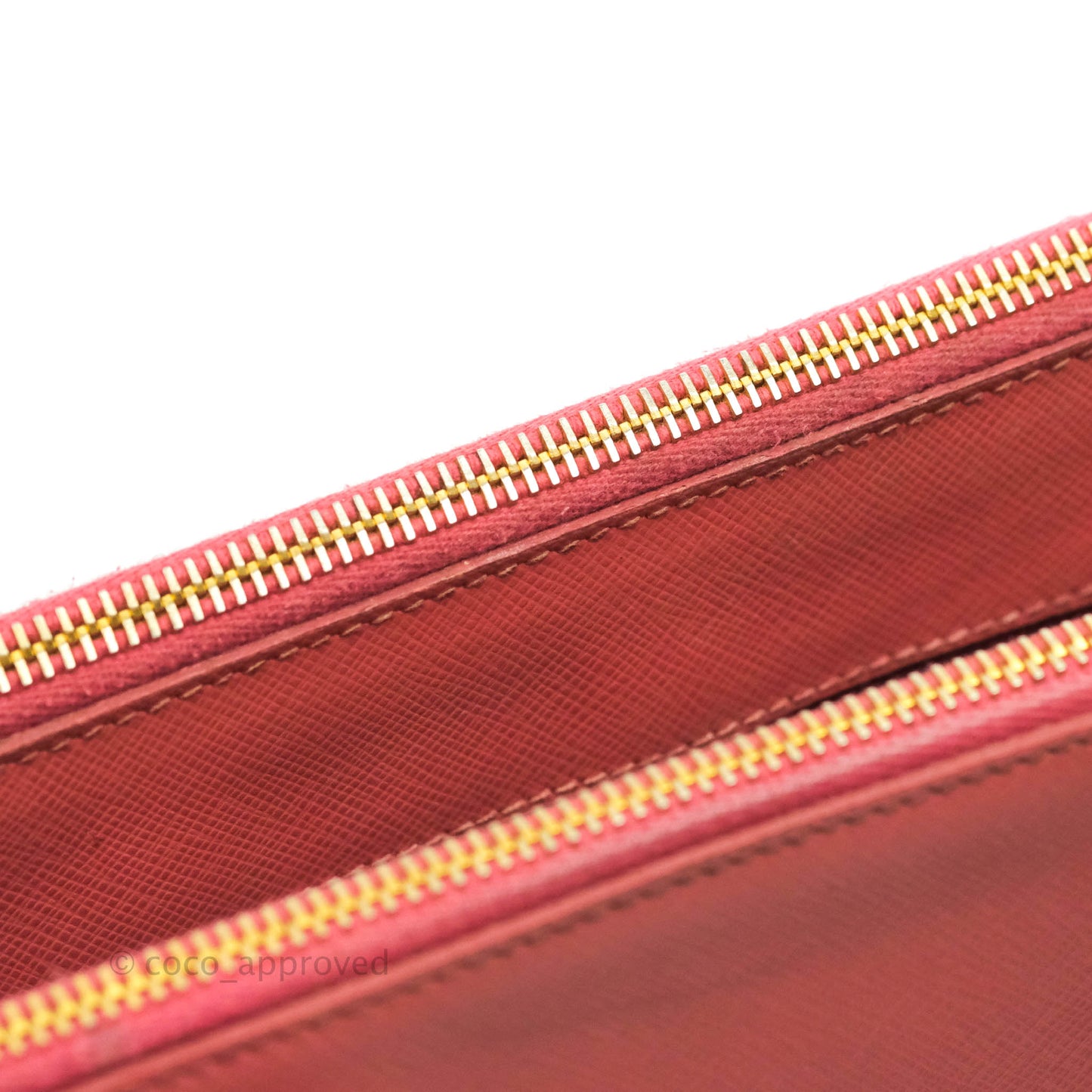 Prada Small Saffiano Lux Pink Tamaris Galleria Bag