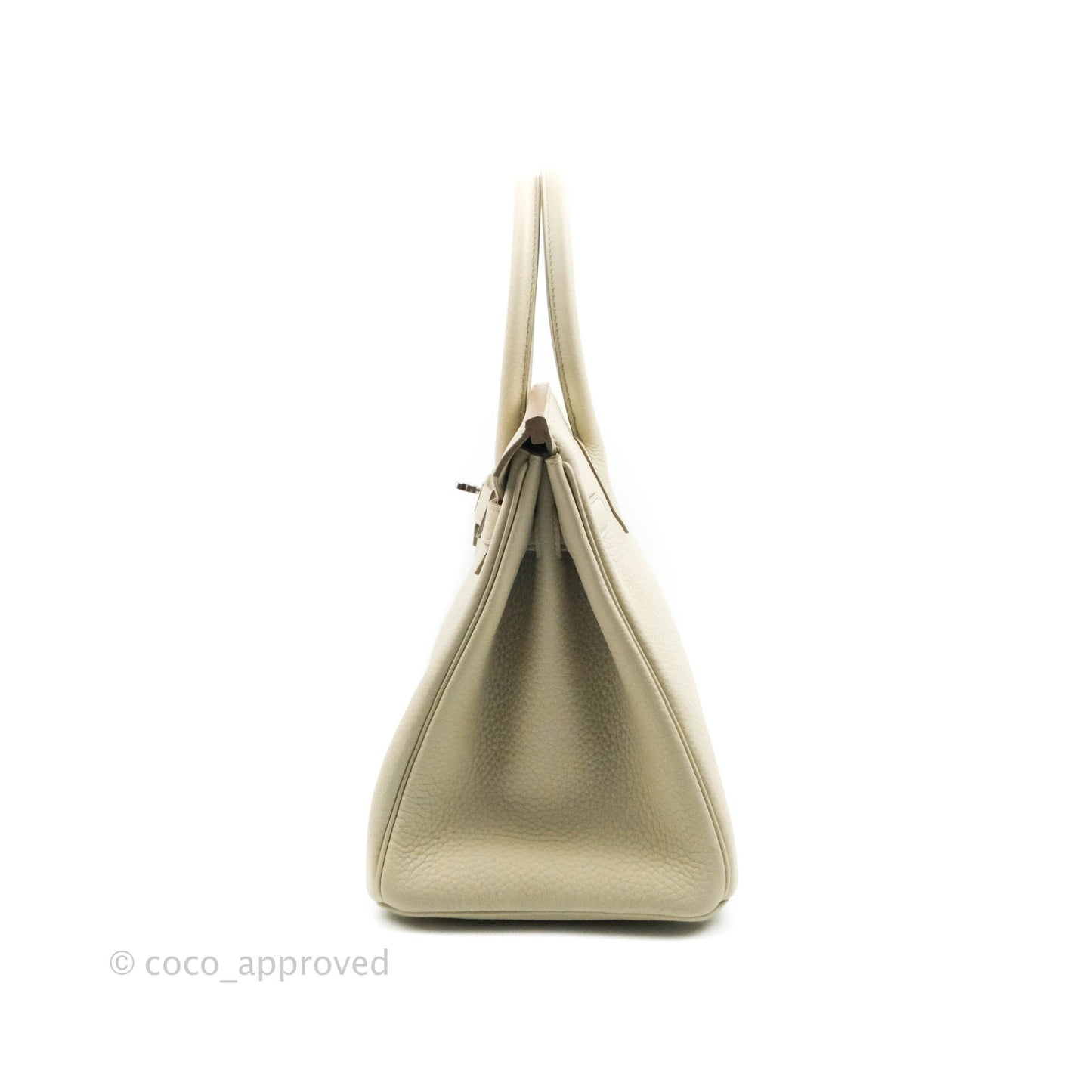 Hermès Birkin 30 Beton Clemence Palladium Hardware