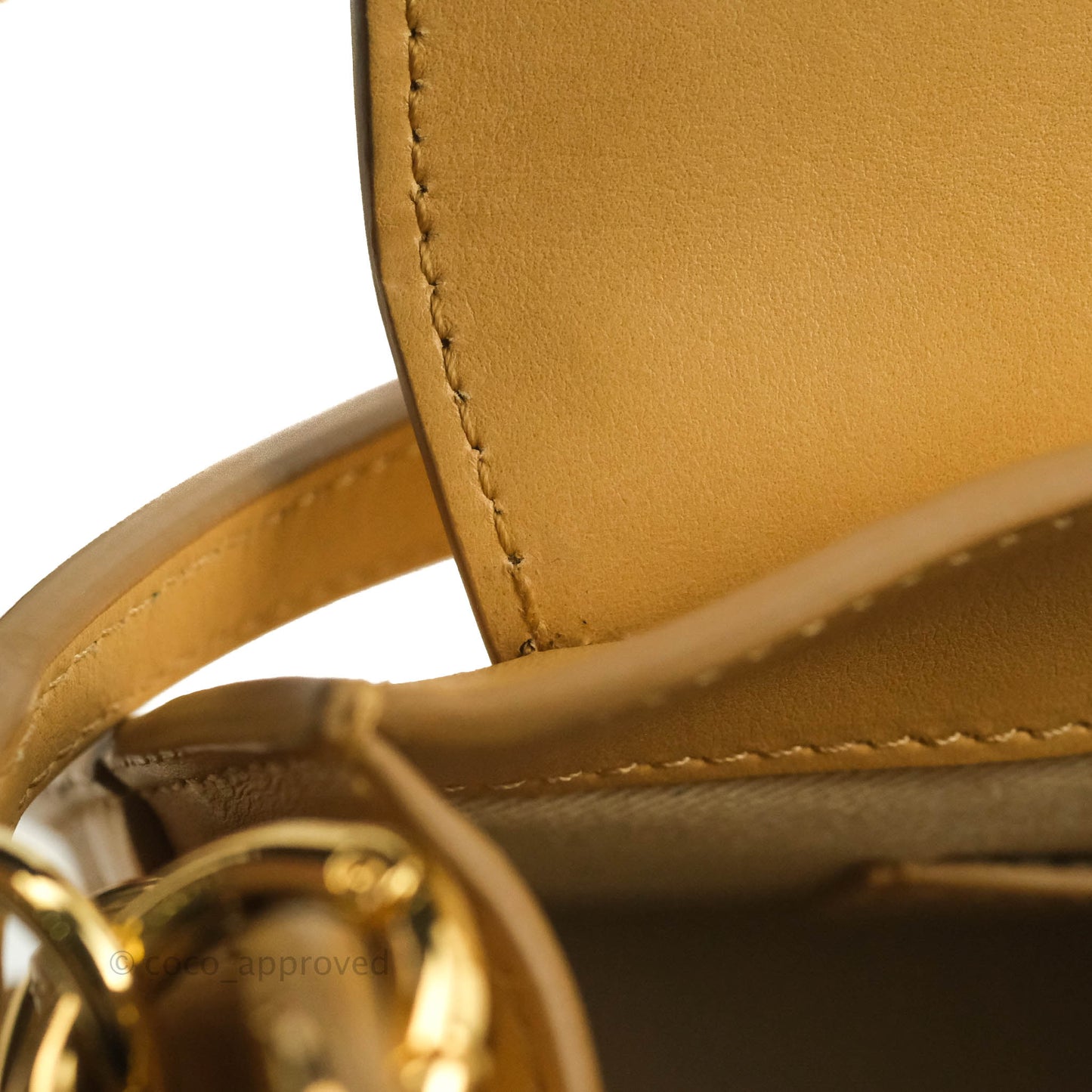 Chloé Small Tess Bag Beige Calfskin