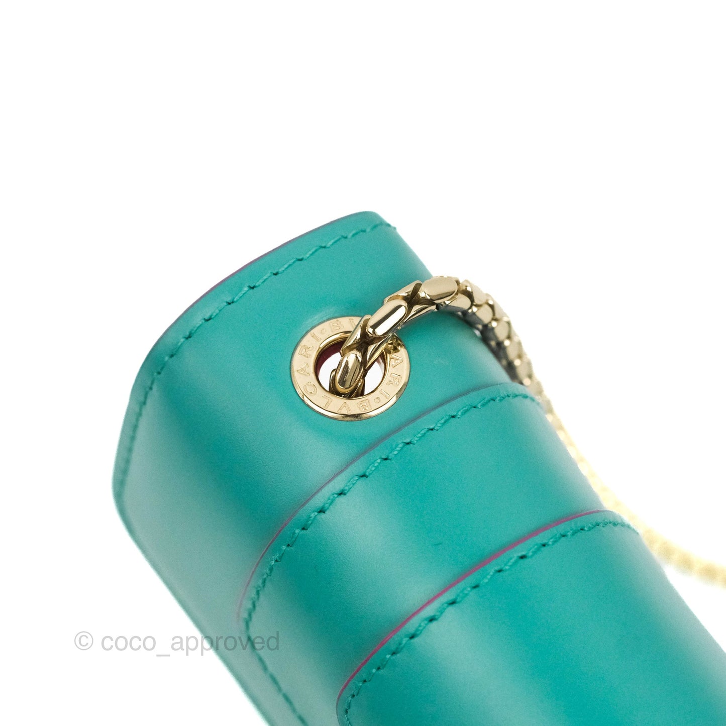 Bvlgari Serpenti Forever Small Crossbody Bag Green Gold Hardware