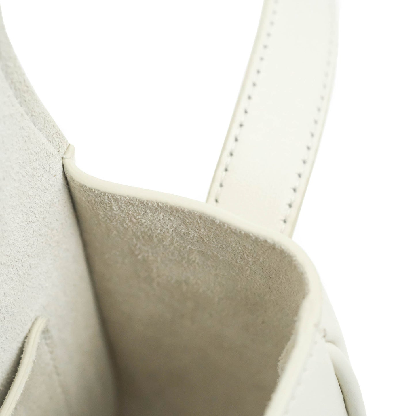 Celine Folco Cuir Triomphe White Smooth Calfskin