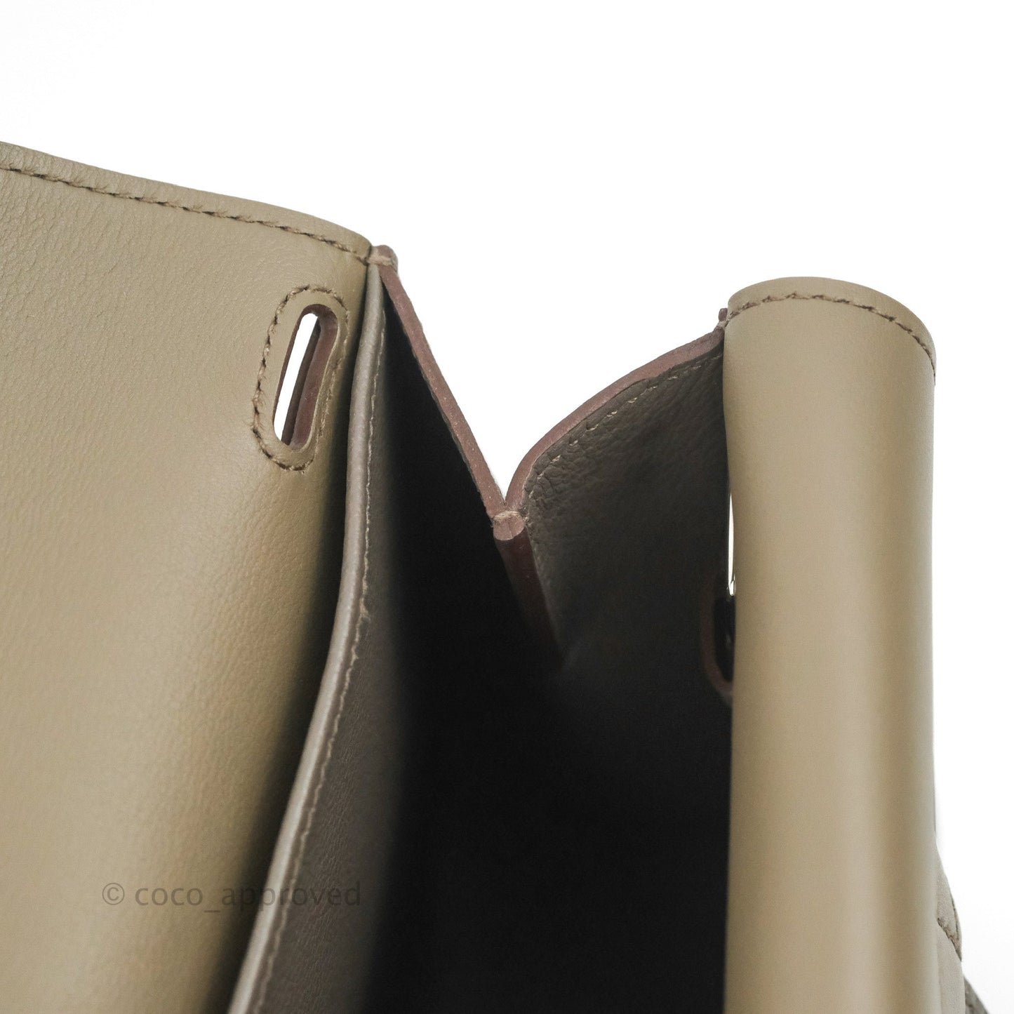 Hermès Halzan 25 Gris Etain Evercolor Palladium Hardware