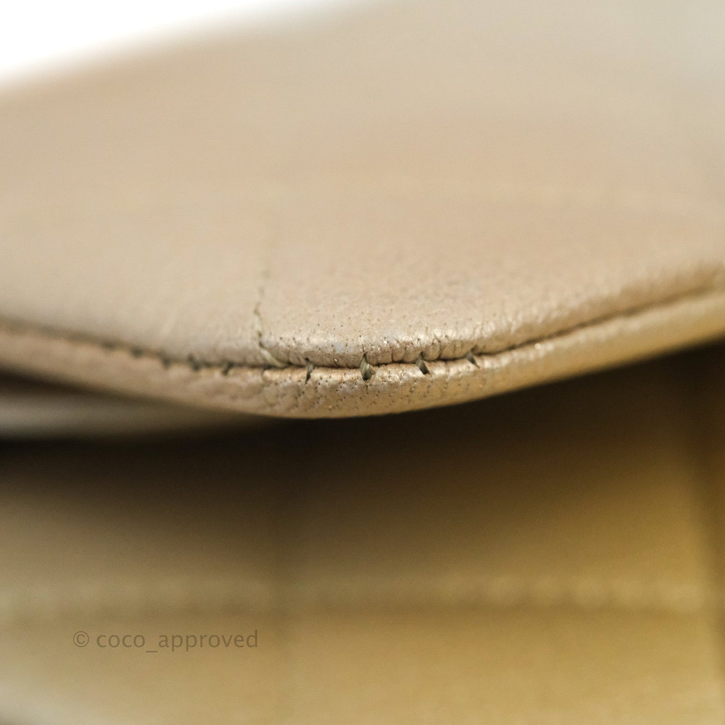 Chanel Classic Quilted M/L Medium Flap Ombre Metallic Goatskin Aged Gold Hardware