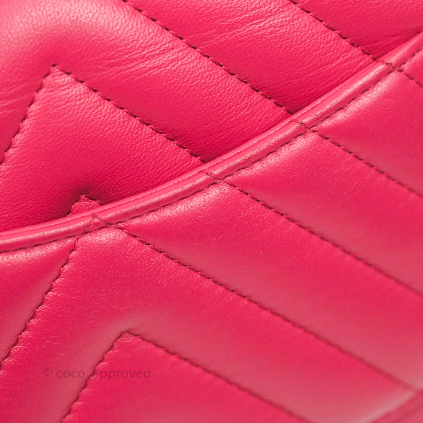 Chanel Chevron Mini Rectangular Flap Pink Lambskin Gold Hardware