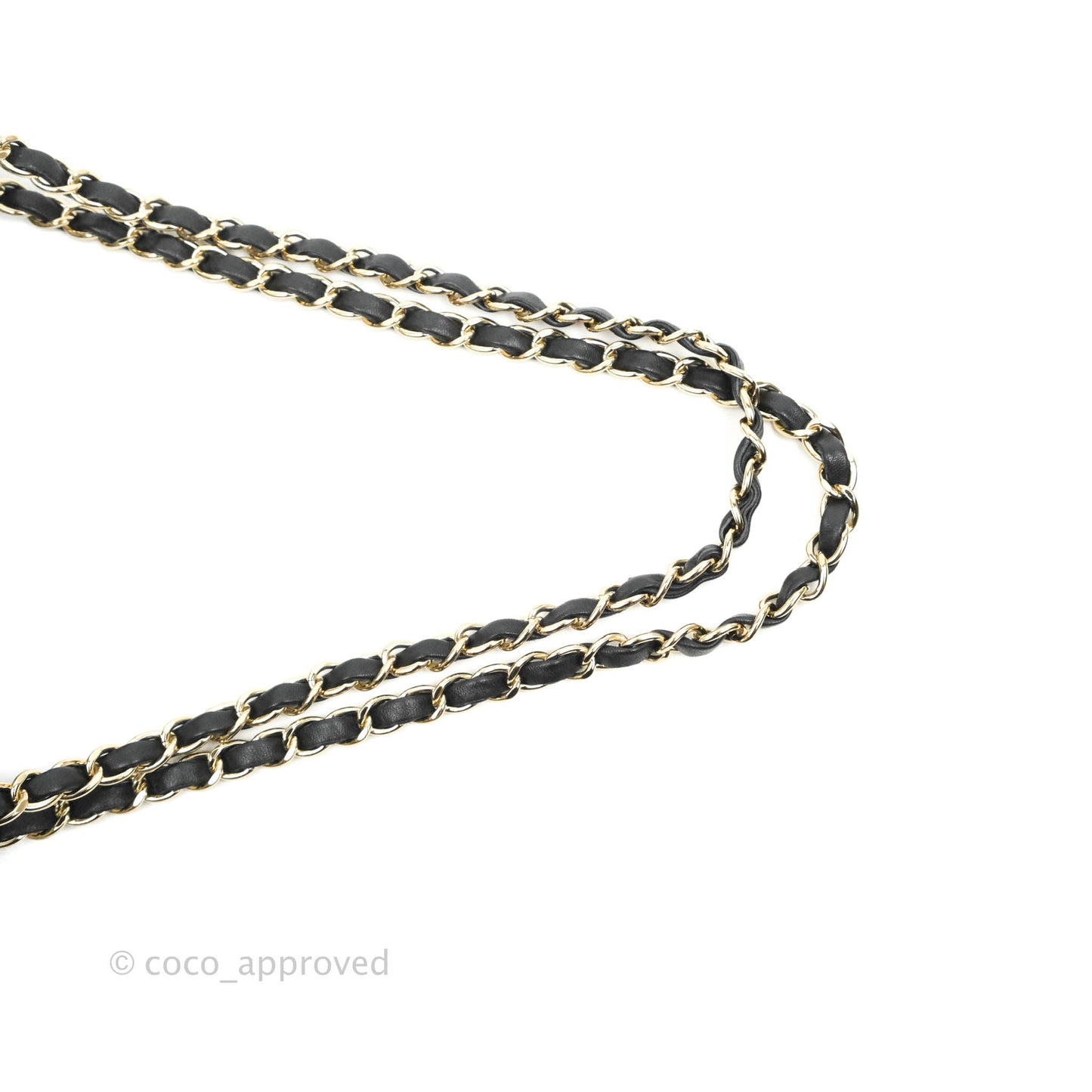 Chanel Quilted M/L Medium Double Flap Black White Houndstooth Tweed Gold Hardware