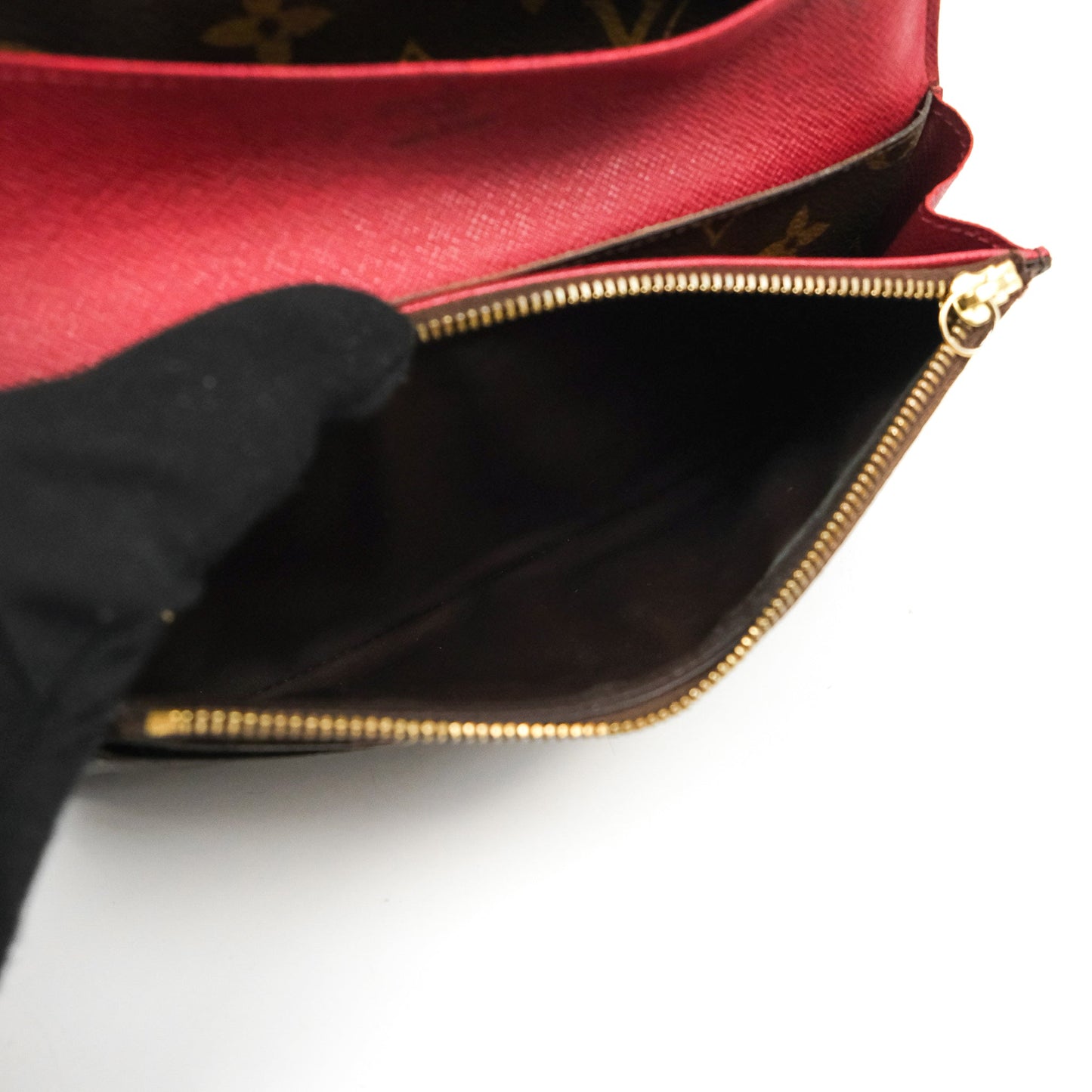 Louis Vuitton Emilie Wallet Monogram Red