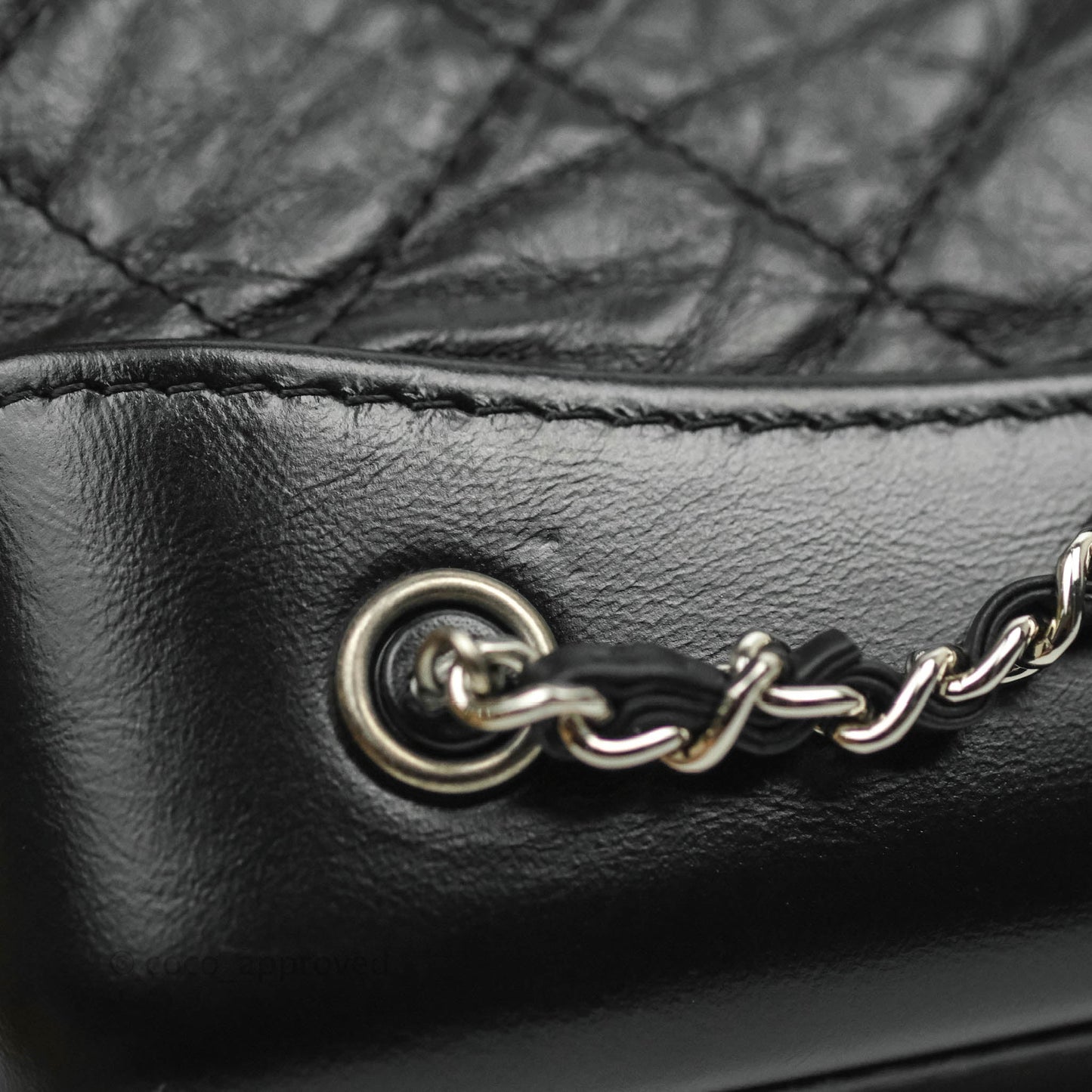 Chanel Small Gabrielle Backpack Black Aged Calfskin