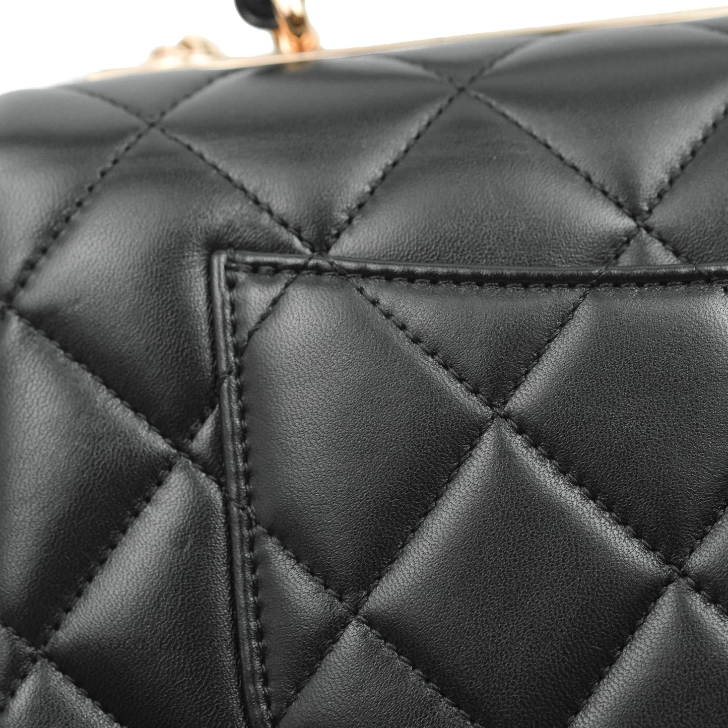Chanel Trendy CC Small Black Lambskin Rose Gold Hardware