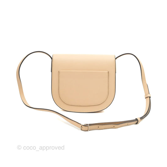 Celine Small Trotteur Crossbody Bag Grained Calfskin Powder
