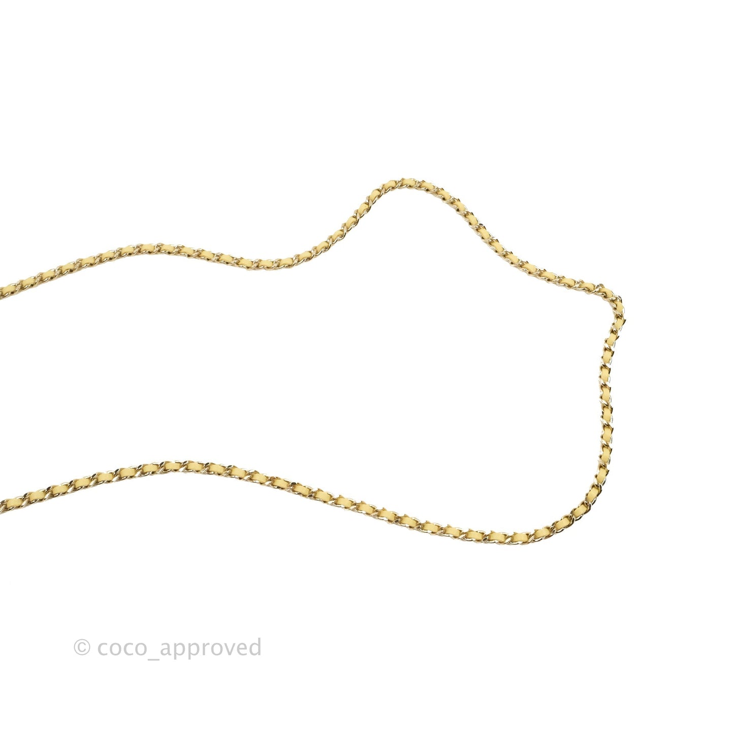 Chanel Mini Handle Clutch With Chain Yellow Lambskin Gold Hardware