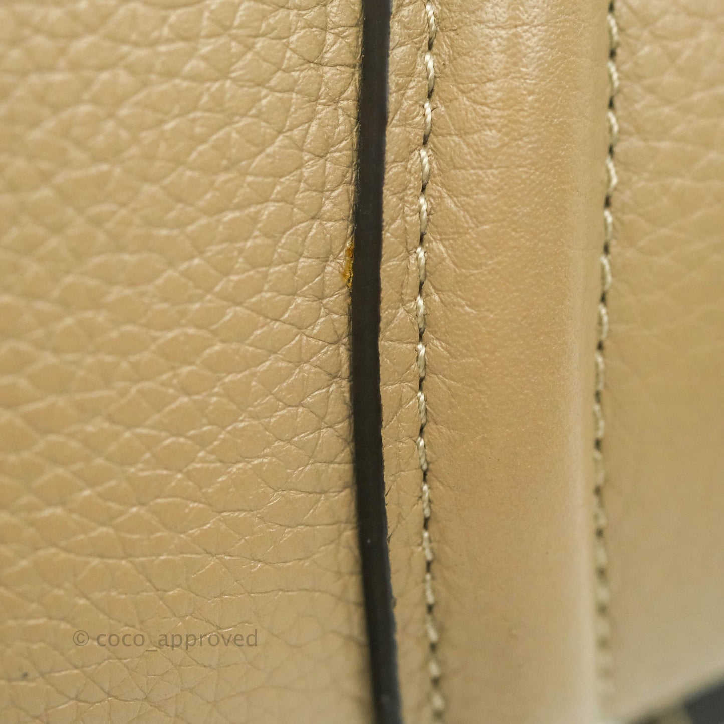 Celine Micro Luggage Handbag Dune Grained Calfskin