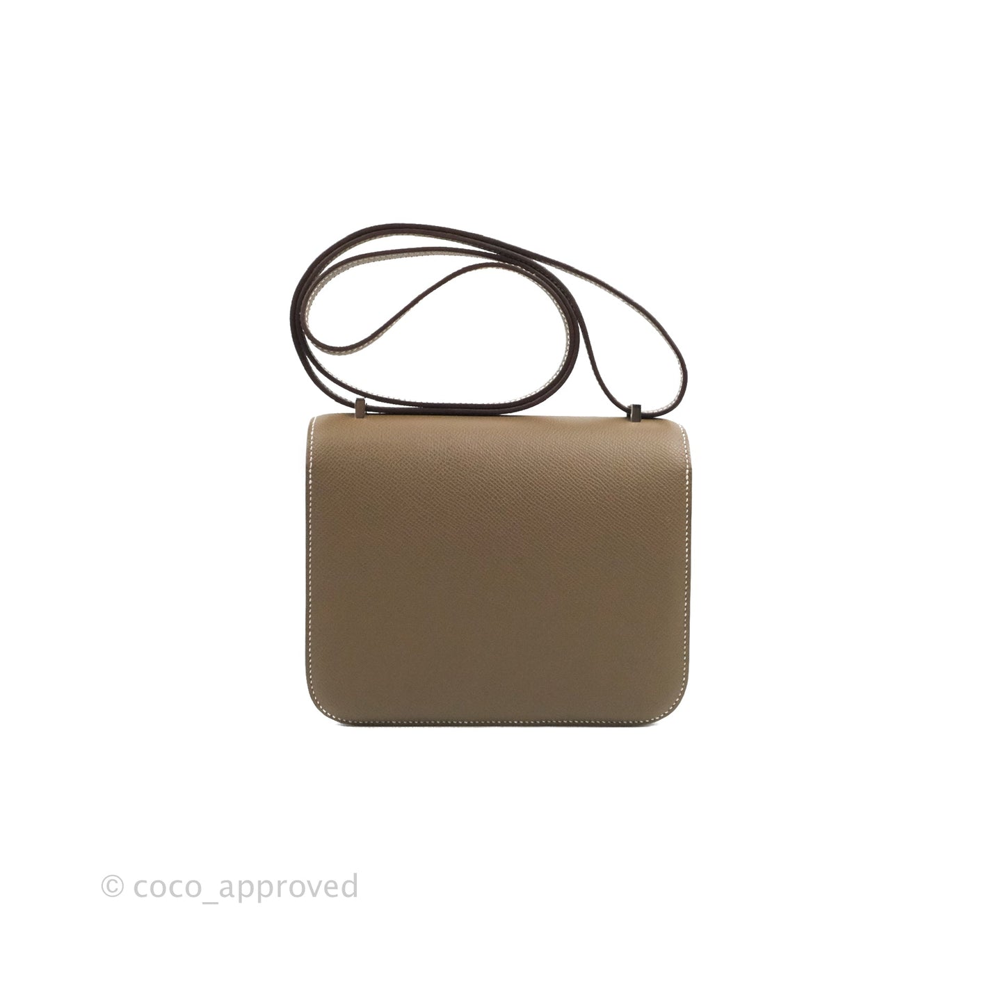 Hermès Constance Mini 18cm Etoupe Epsom Palladium Hardware