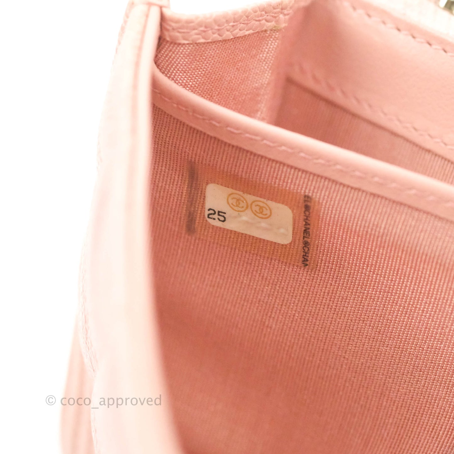 Chanel Quilted Boy Flap Long Wallet Pink Caviar Aged Gold Hardware