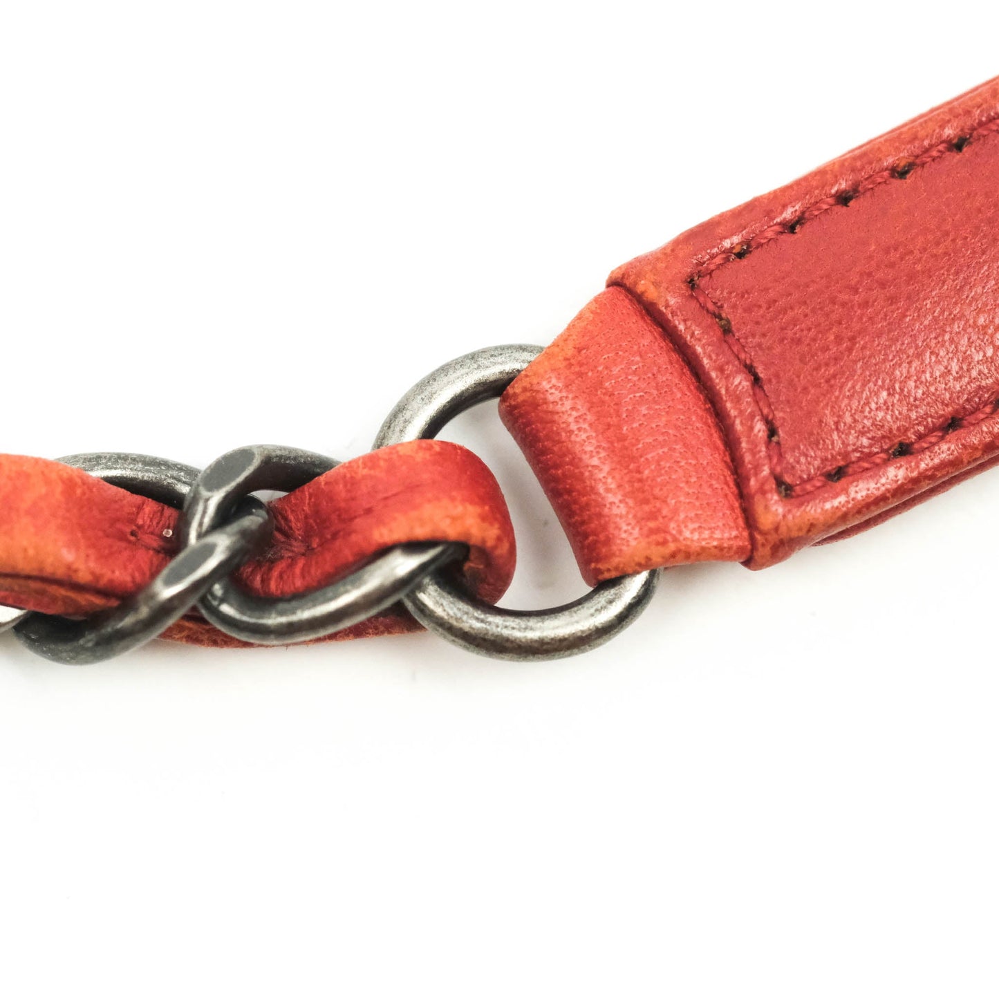 Chanel Quilted Crossbody Camera Bag Red Lambskin Ruthenium Hardware