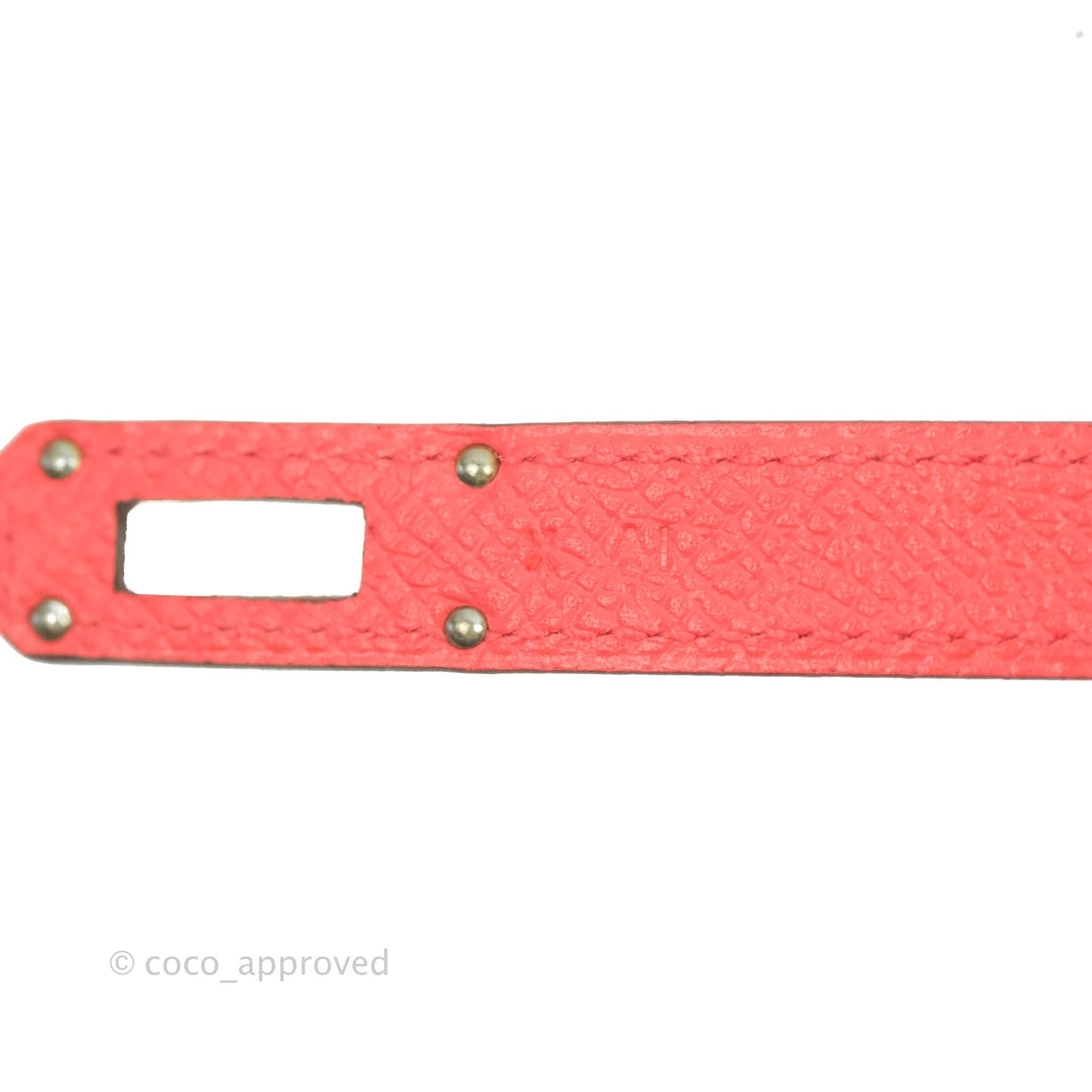 Hermès Kelly Wallet Red Epsom Palladium Hardware